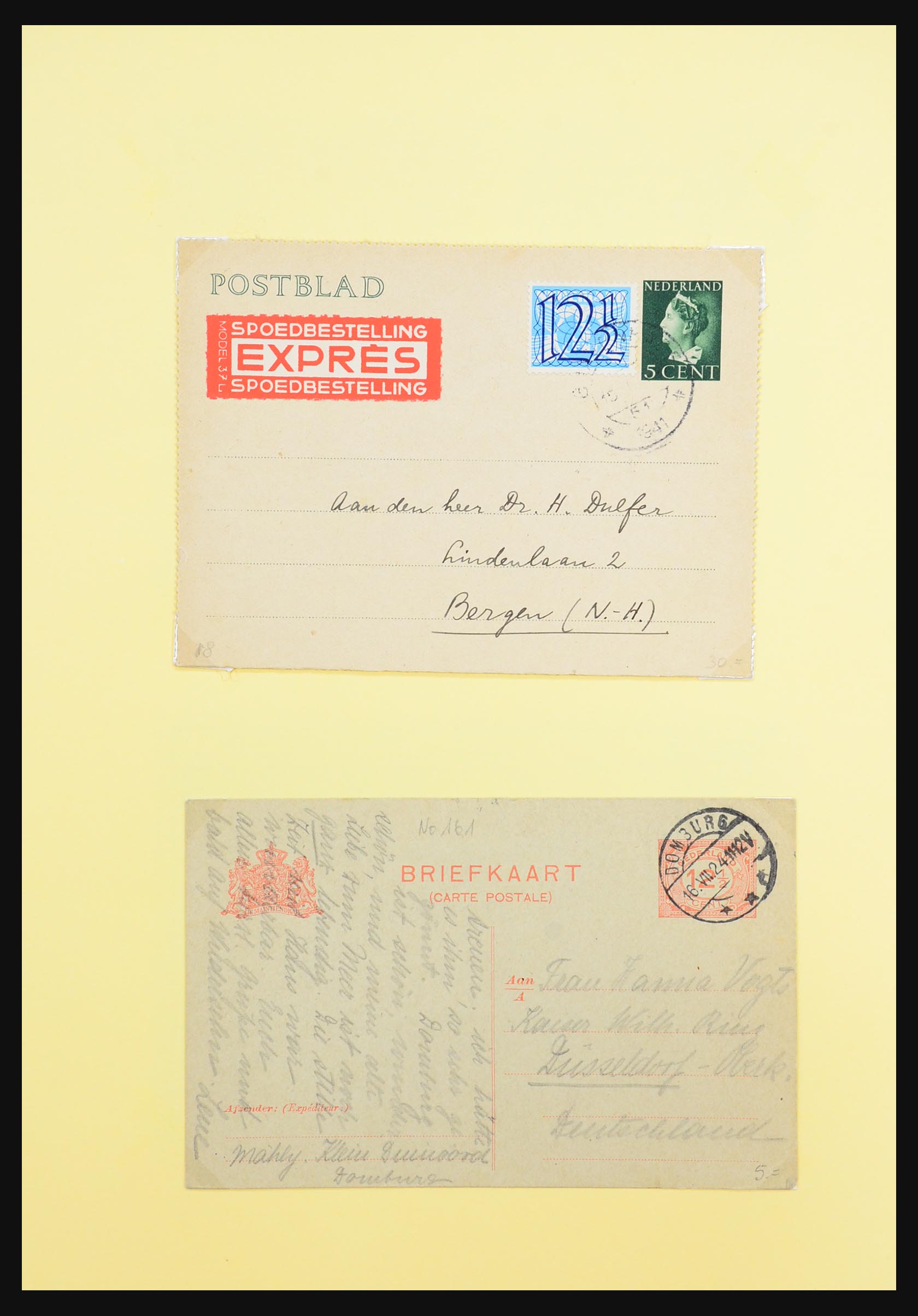 31402 038 - 31402 Netherlands postal stationeries 1871-1999.