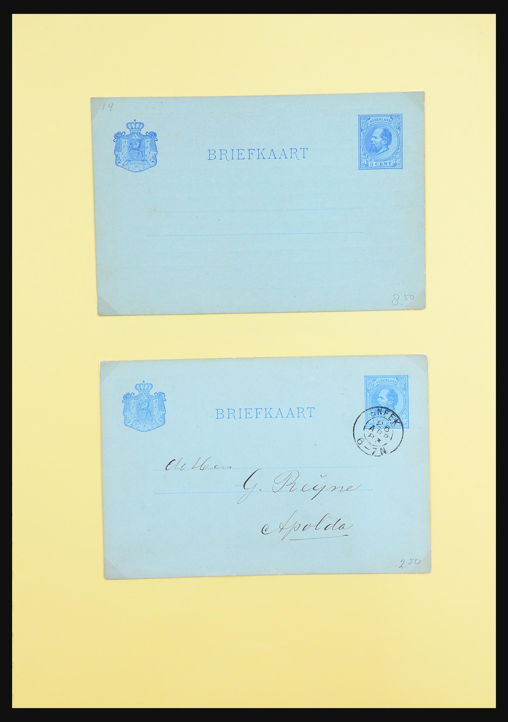 31402 048 - 31402 Netherlands postal stationeries 1871-1999.