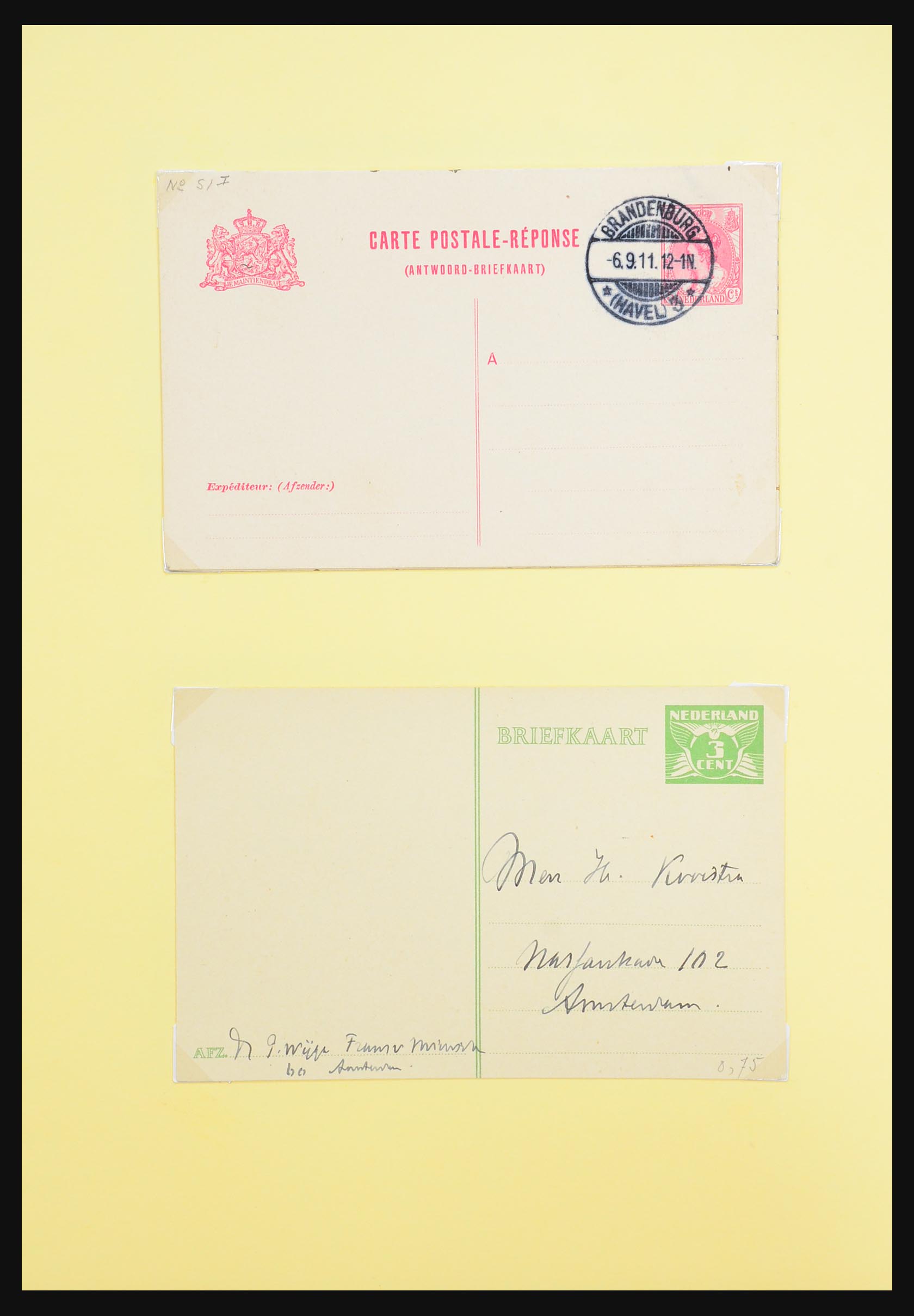 31402 052 - 31402 Netherlands postal stationeries 1871-1999.