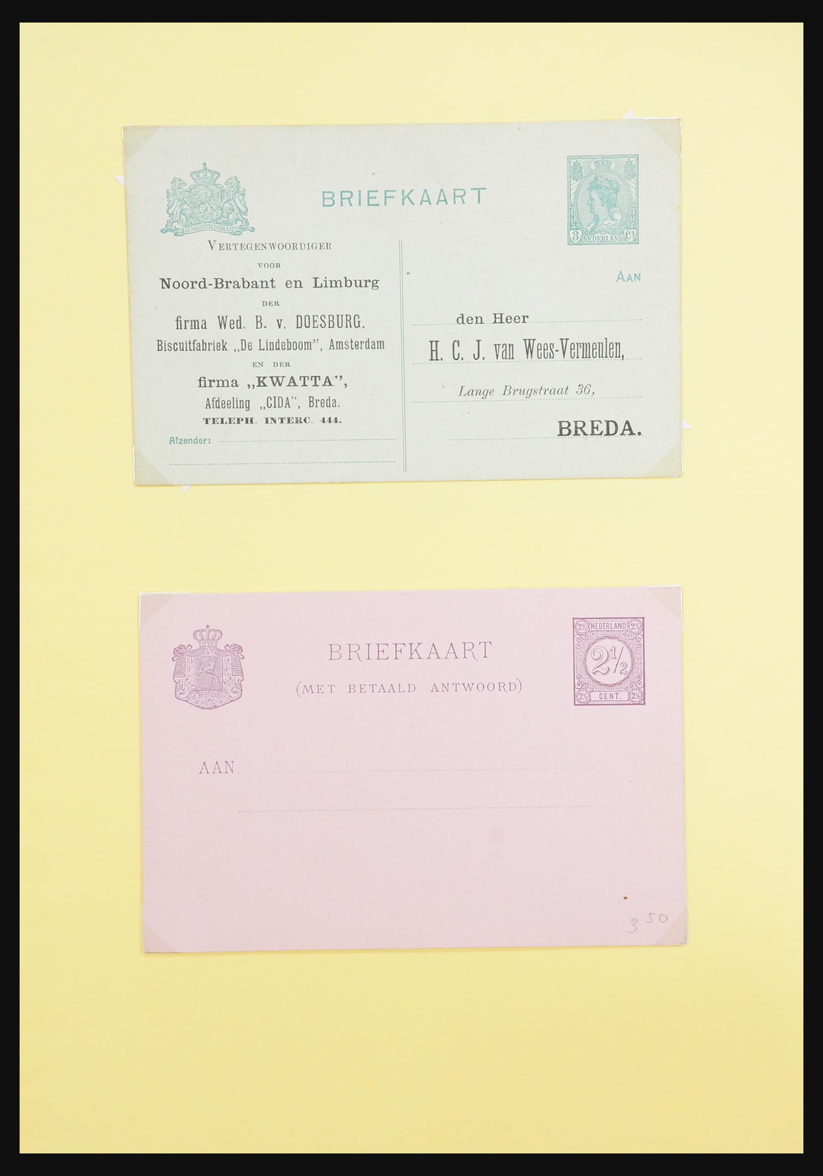 31402 053 - 31402 Netherlands postal stationeries 1871-1999.