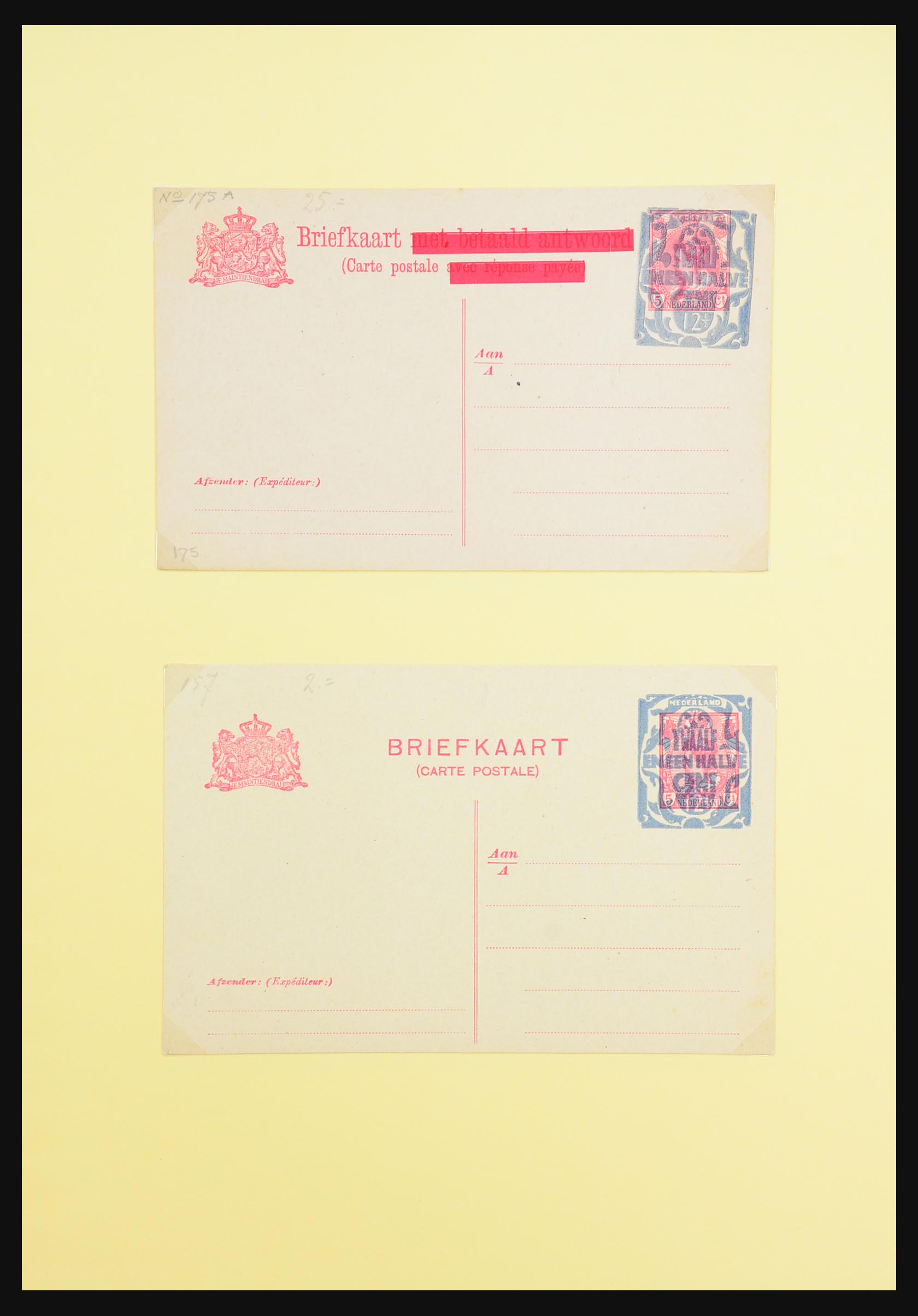 31402 057 - 31402 Netherlands postal stationeries 1871-1999.