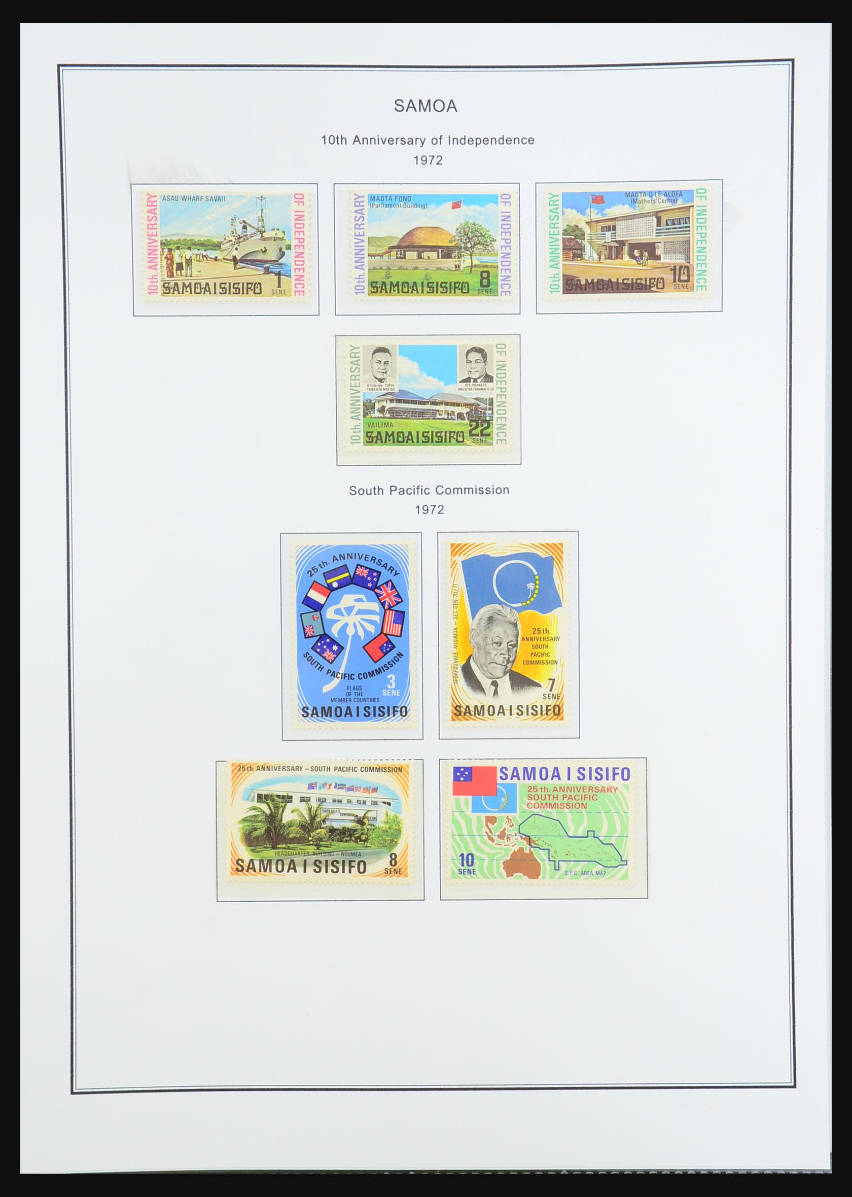 31409 028 - 31409 Samoa 1877-1987.