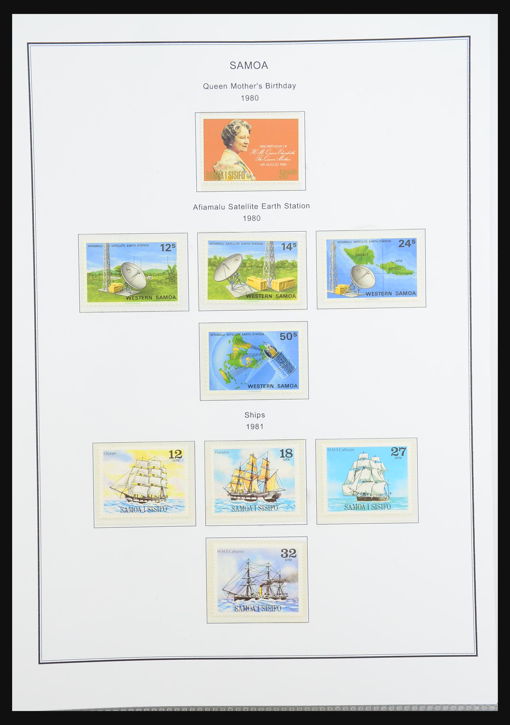 31409 060 - 31409 Samoa 1877-1987.