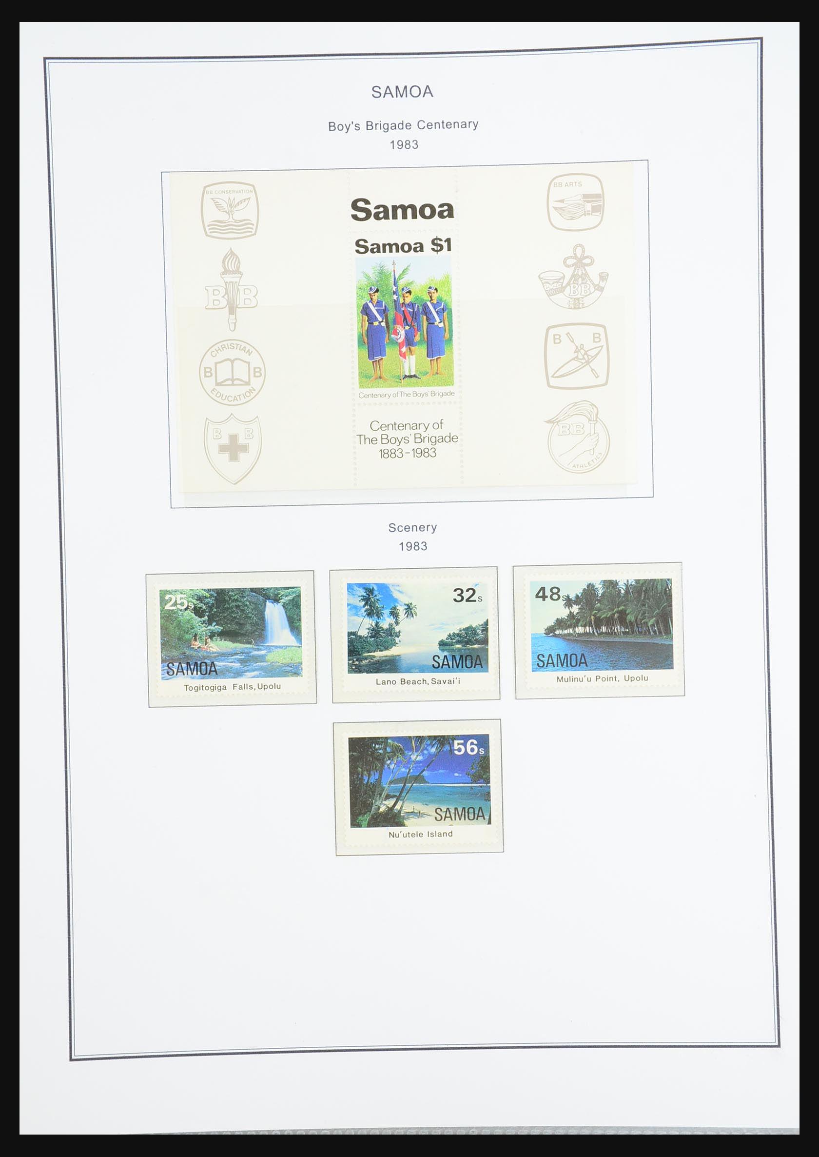 31409 072 - 31409 Samoa 1877-1987.