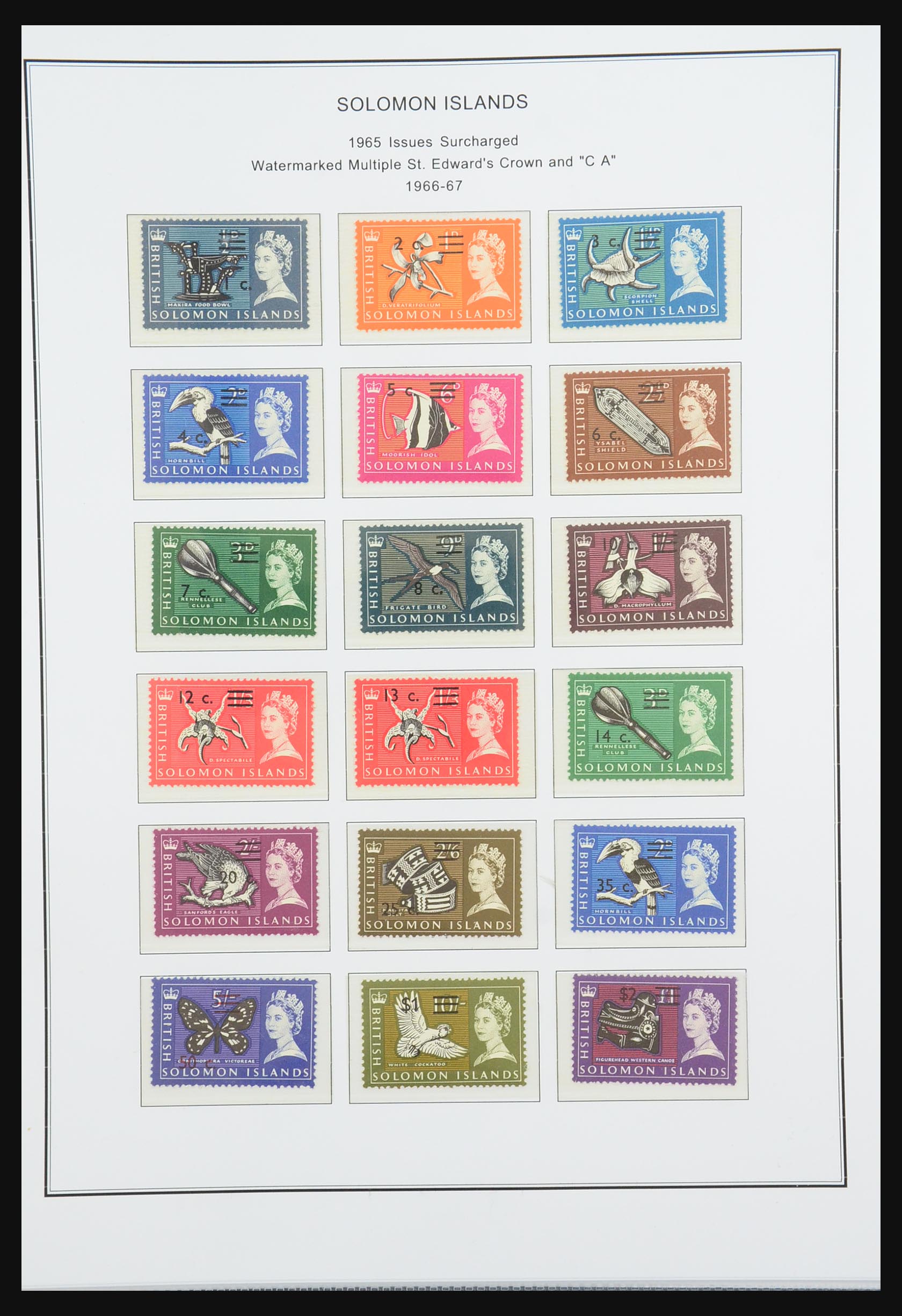 31413 015 - 31413 Solomon Islands 1913-1986.