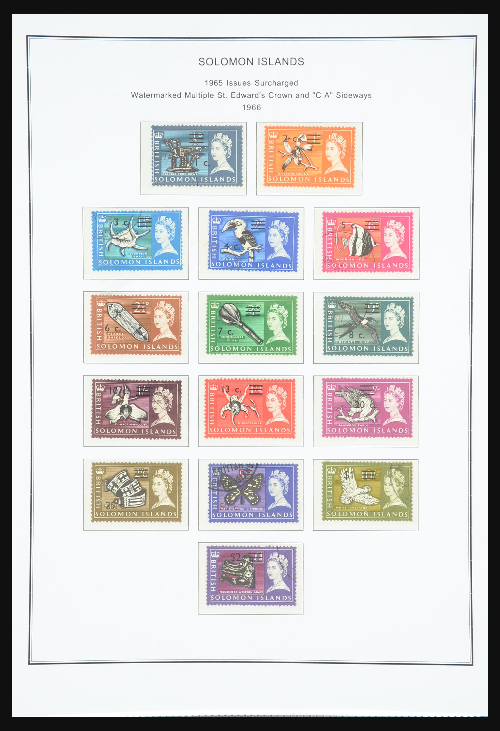 31413 016 - 31413 Solomon Islands 1913-1986.