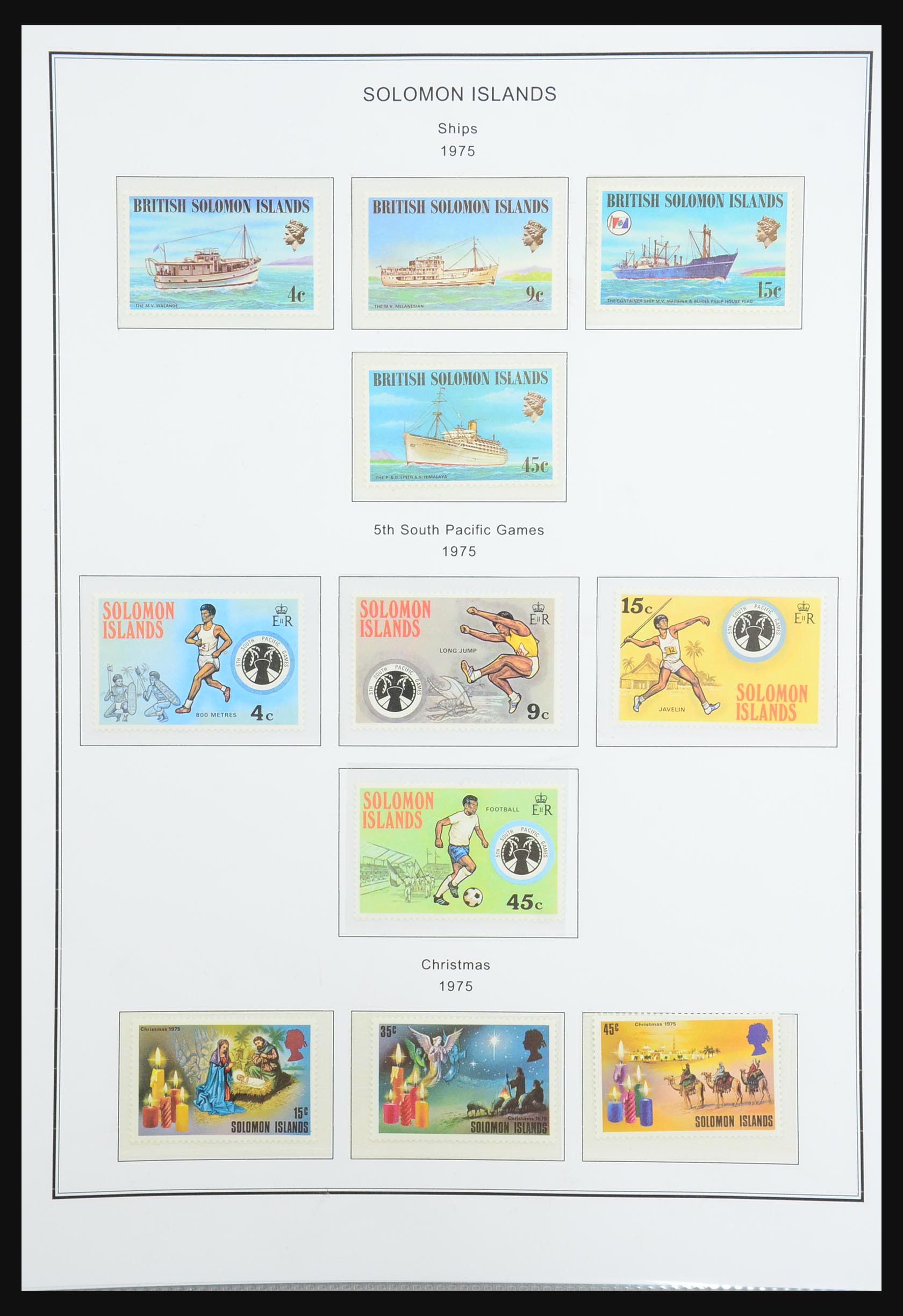 31413 024 - 31413 Solomon Islands 1913-1986.