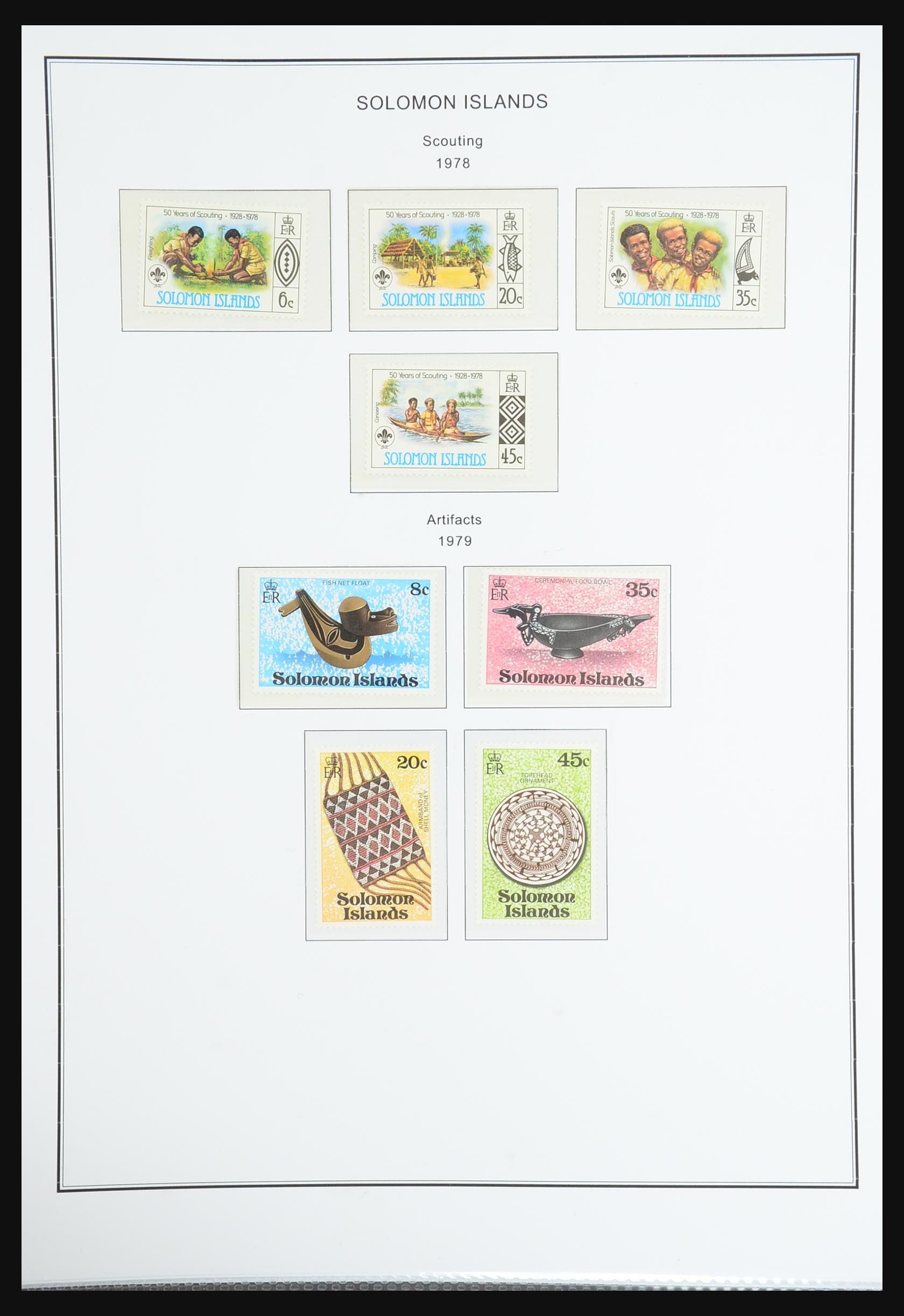 31413 036 - 31413 Solomon Islands 1913-1986.