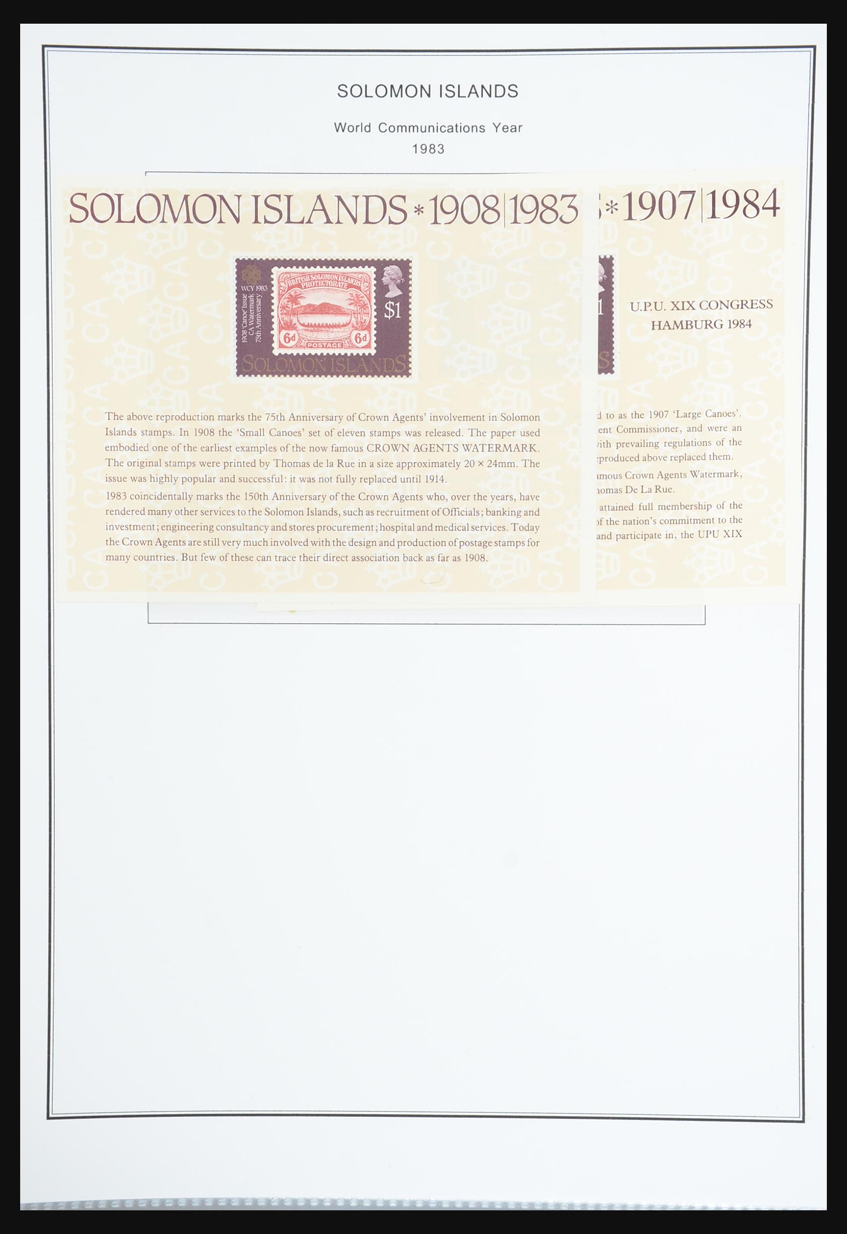31413 054 - 31413 Solomon Islands 1913-1986.