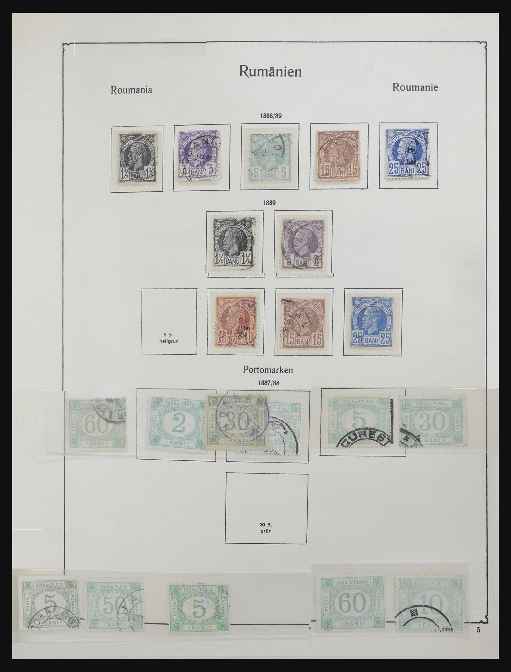31414 006 - 31414 Romania 1865-1969.