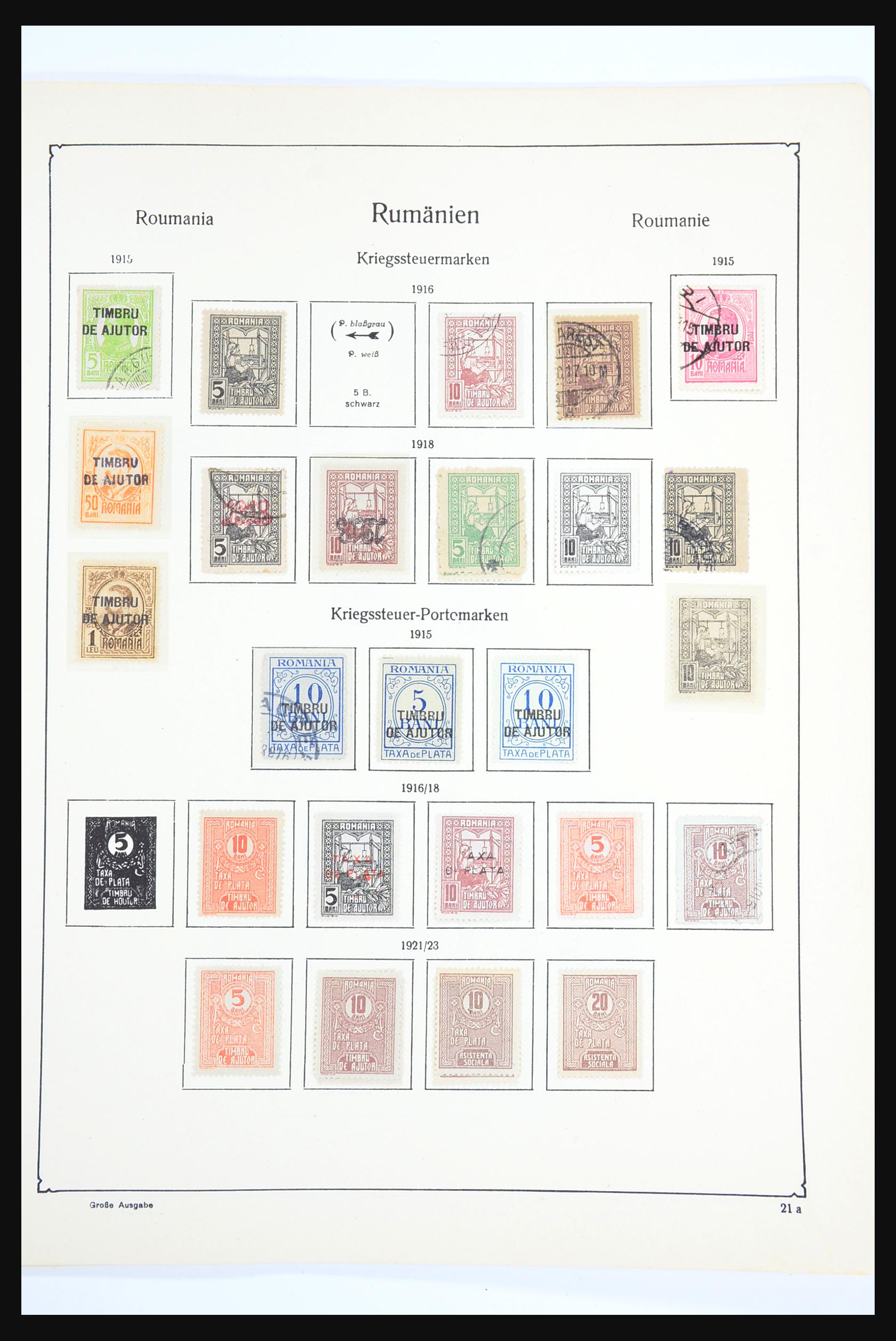 31414 023 - 31414 Roemenië 1865-1969.