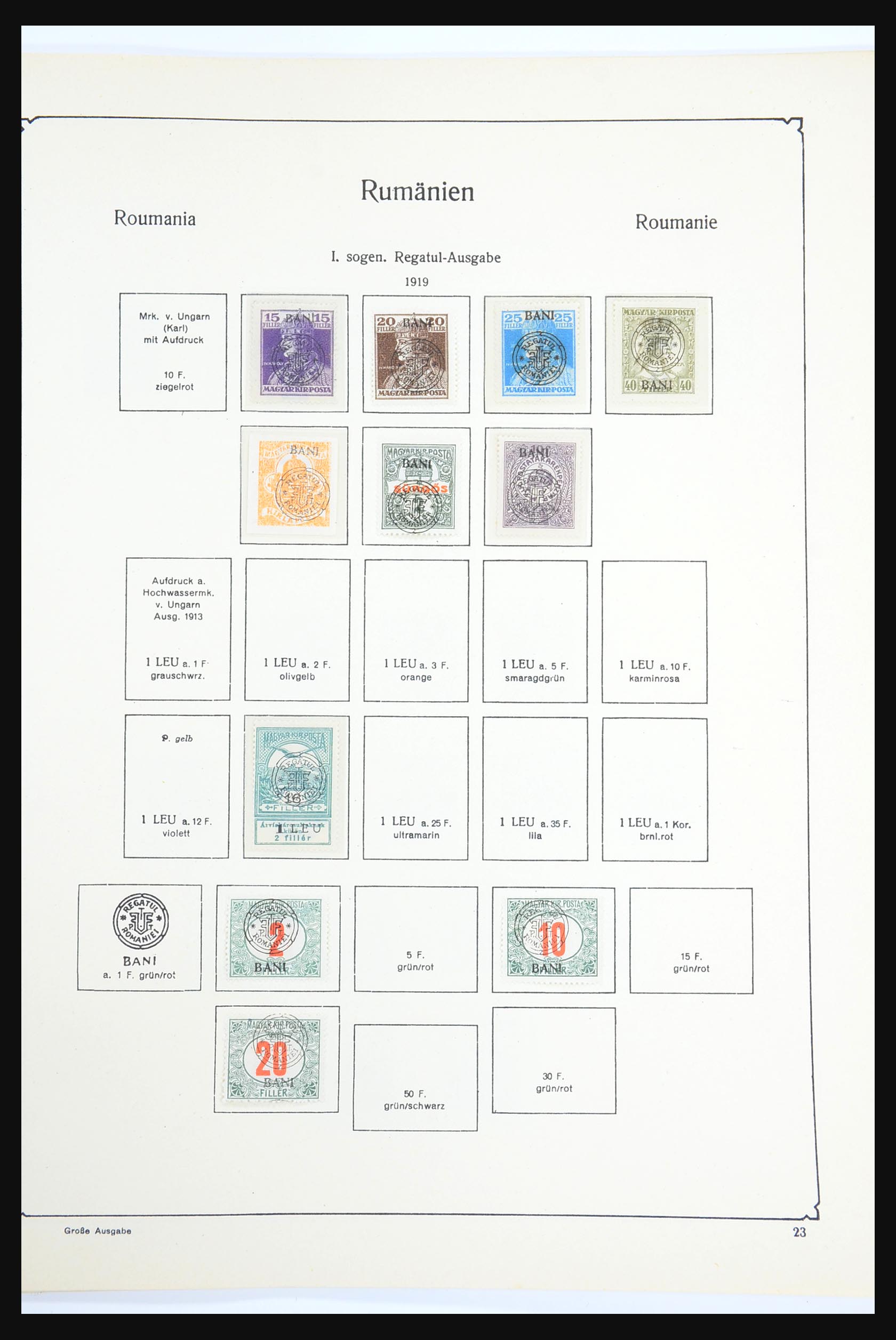 31414 025 - 31414 Romania 1865-1969.
