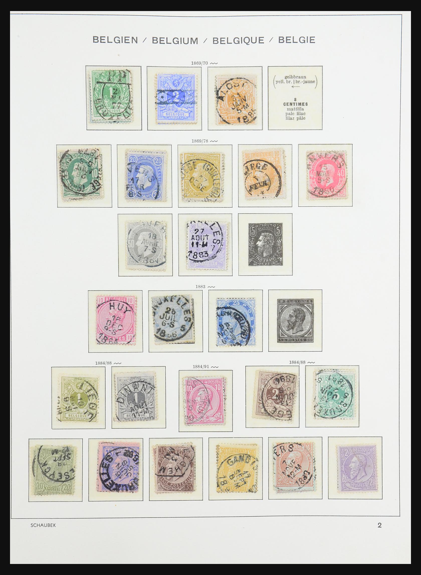 31415 004 - 31415 Belgium 1849-1971.
