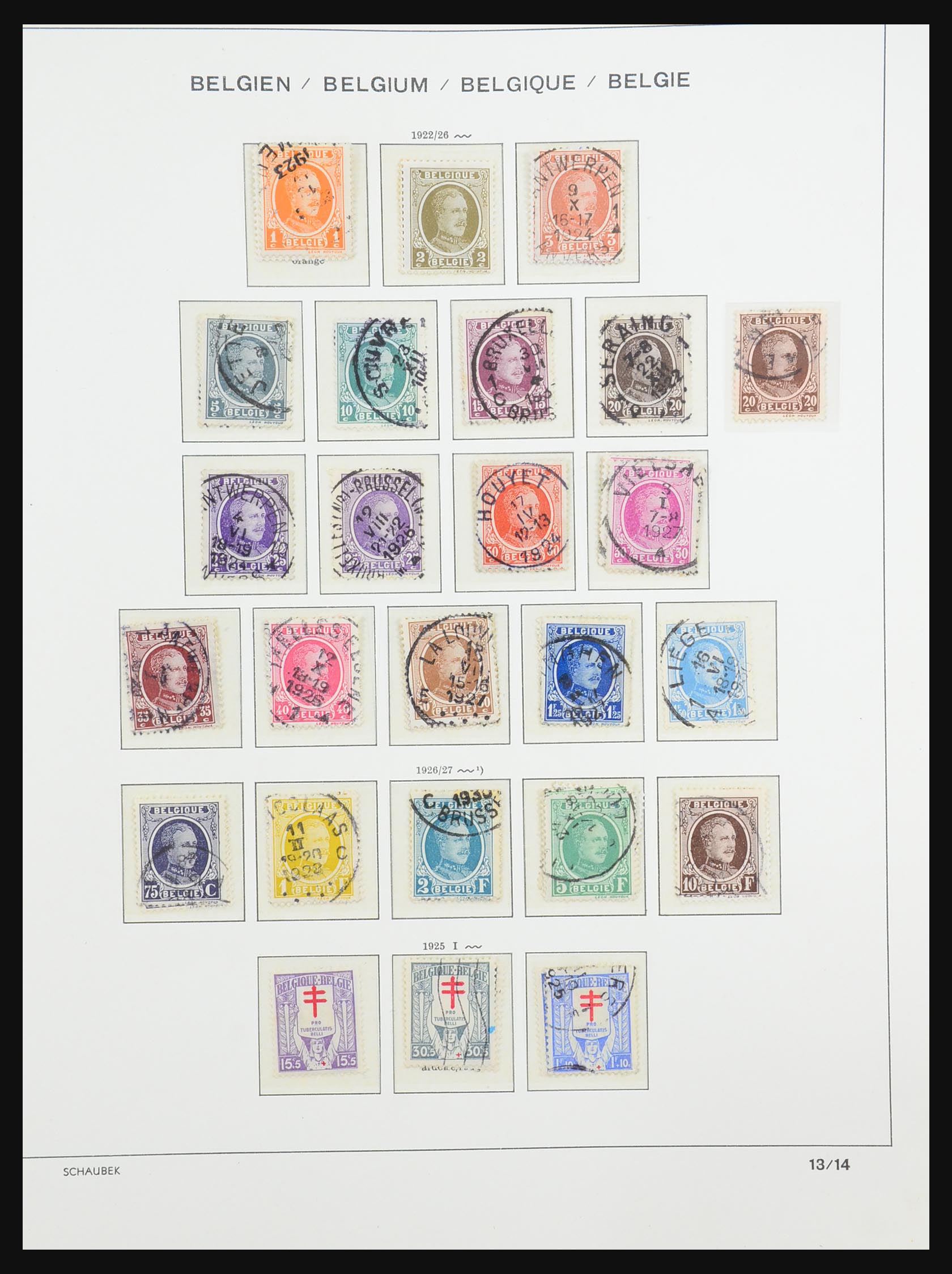 31415 015 - 31415 België 1849-1971.