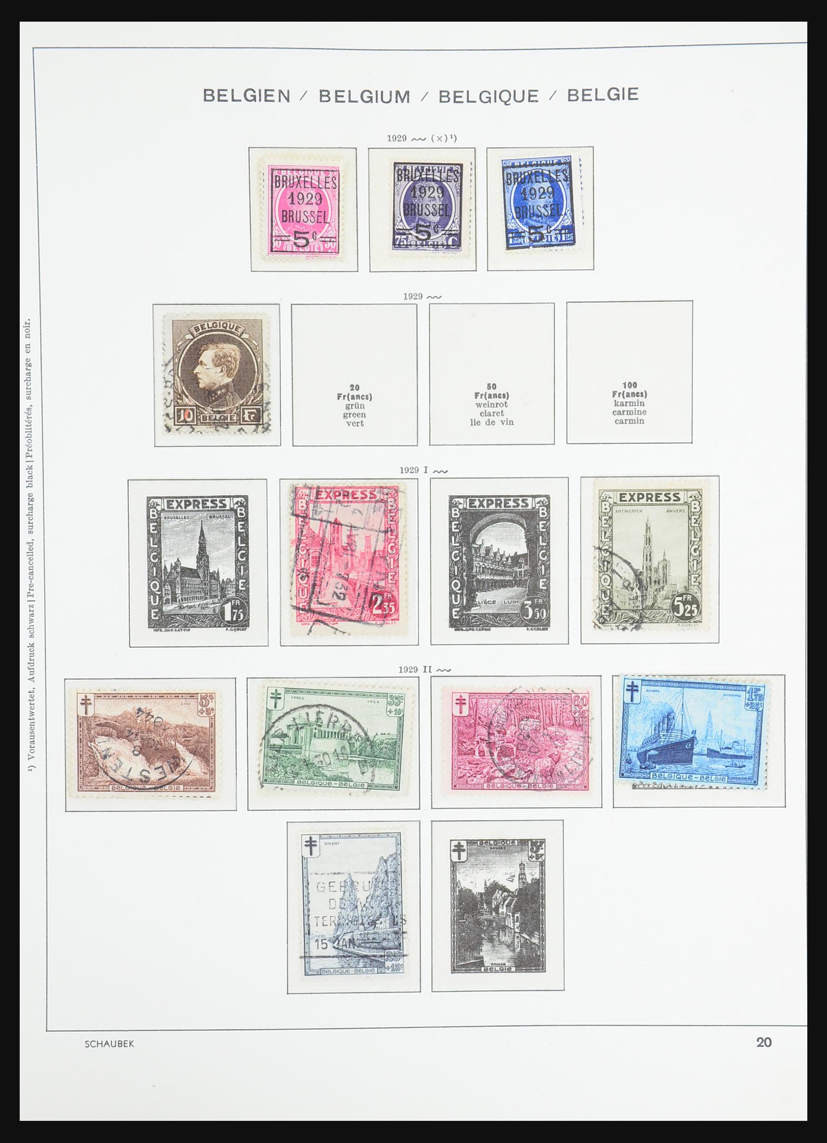 31415 019 - 31415 België 1849-1971.
