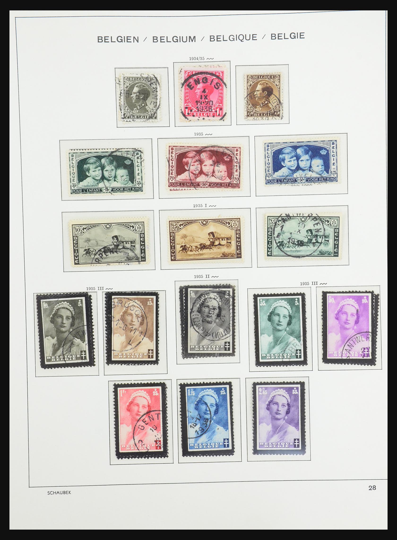 31415 026 - 31415 België 1849-1971.