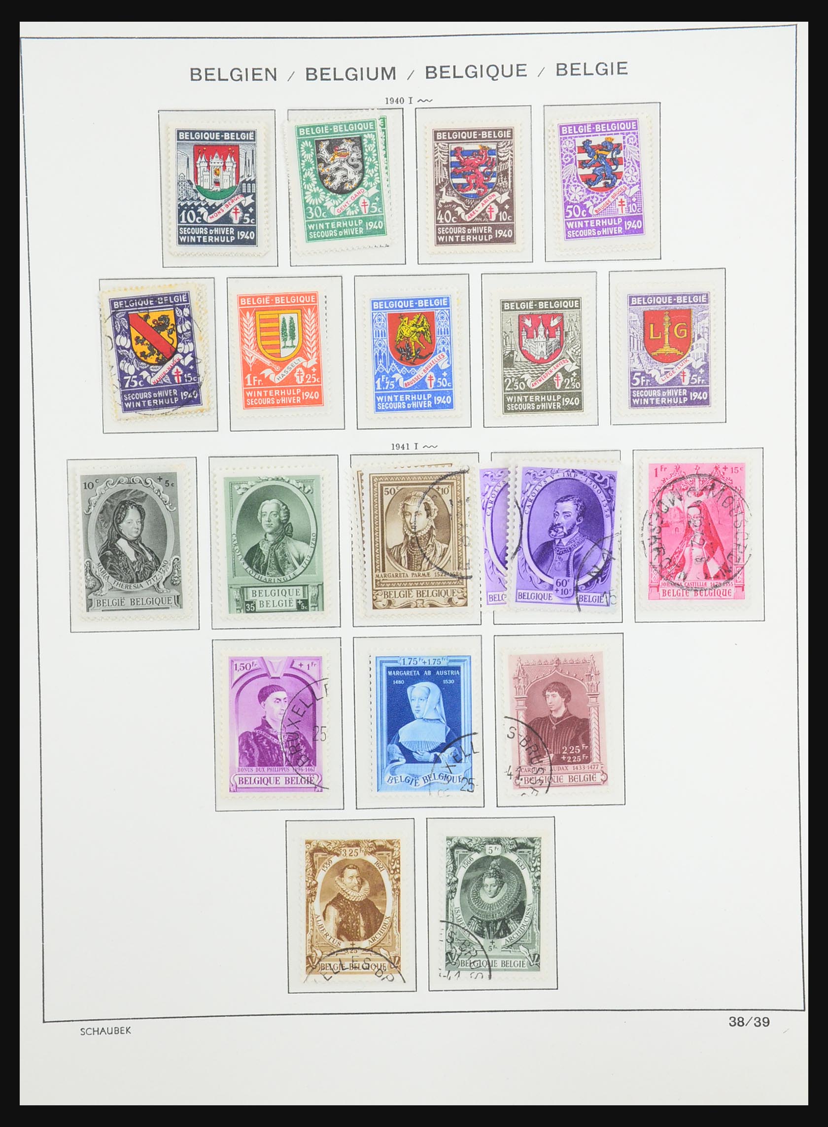 31415 035 - 31415 België 1849-1971.