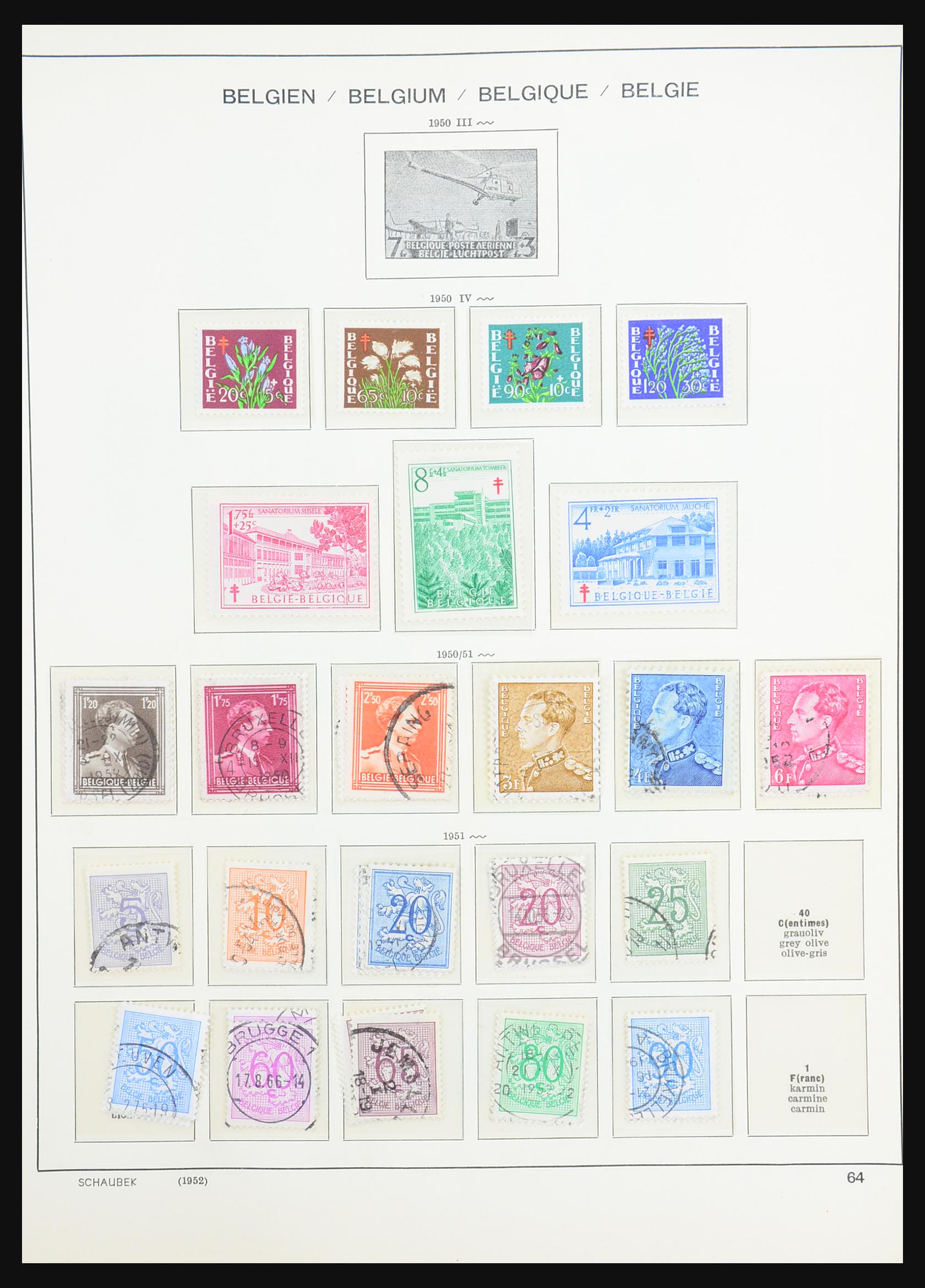 31415 056 - 31415 België 1849-1971.