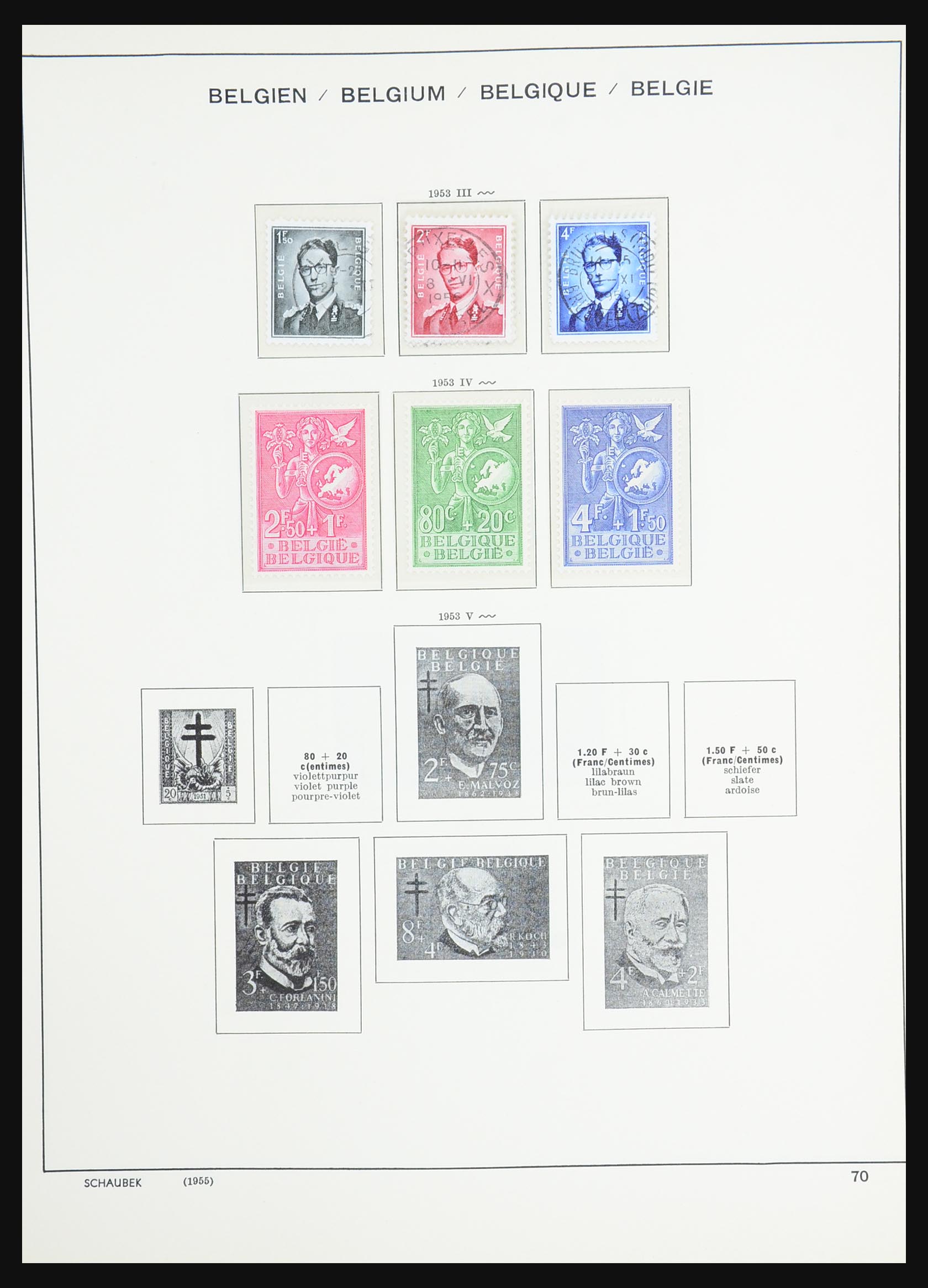 31415 062 - 31415 België 1849-1971.