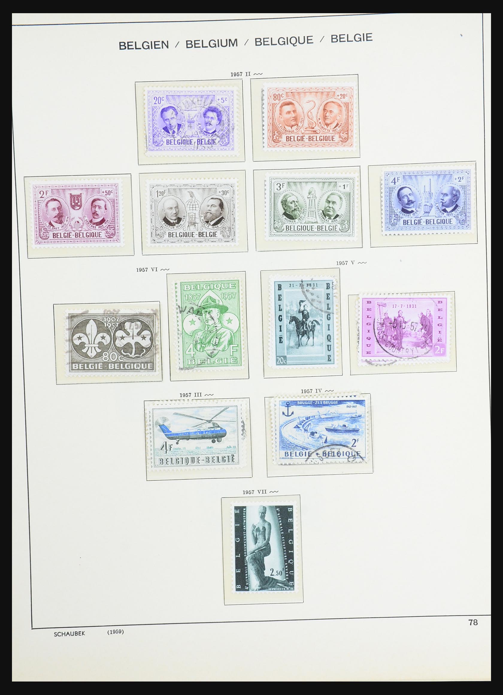 31415 070 - 31415 België 1849-1971.