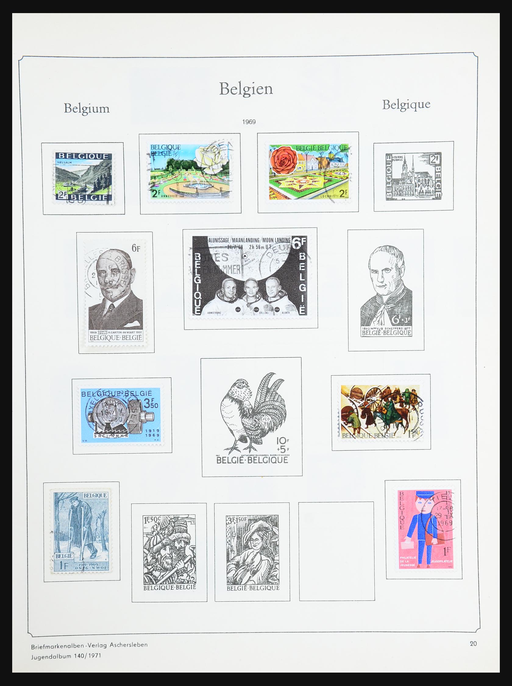 31415 104 - 31415 Belgium 1849-1971.