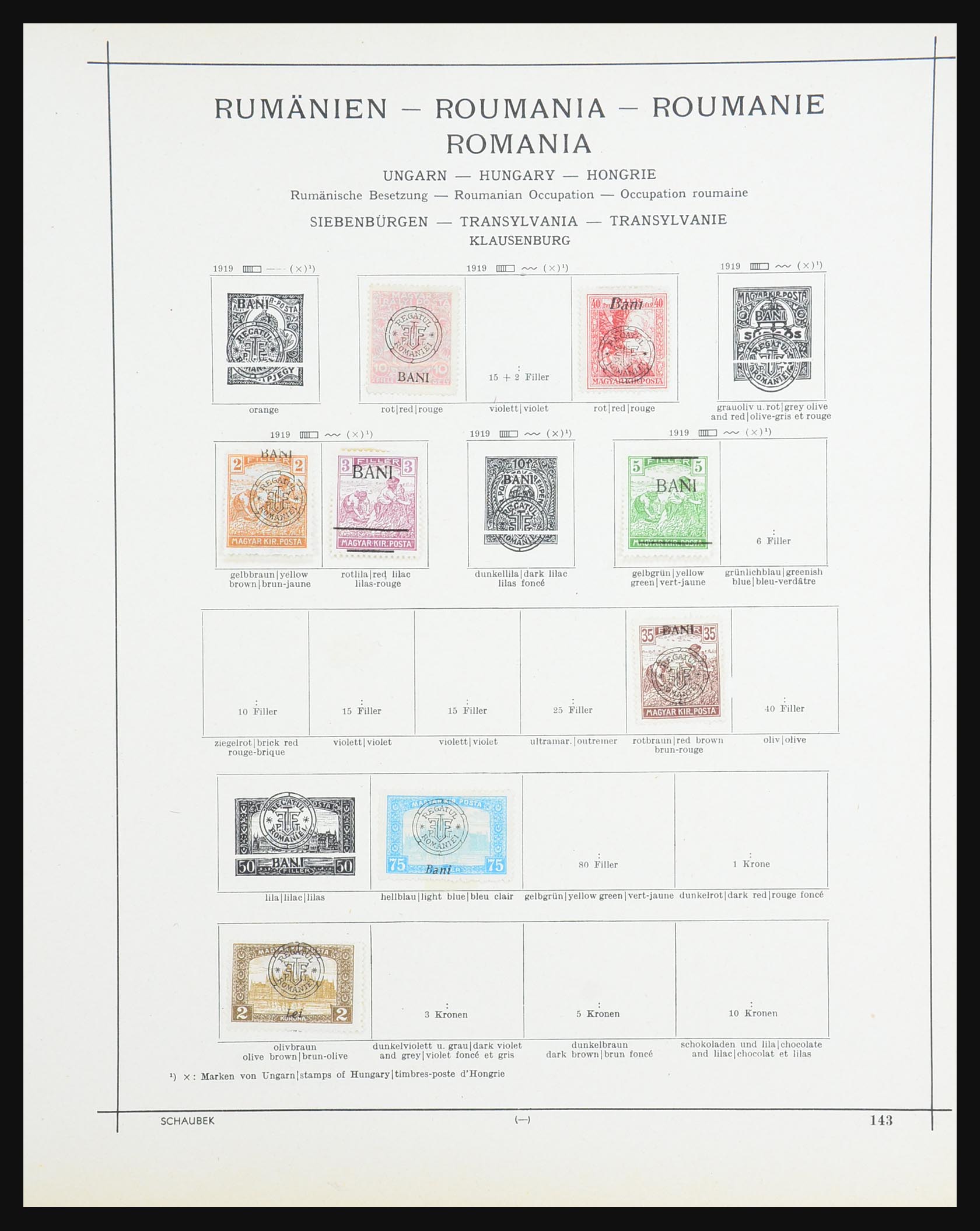 31423 044 - 31423 Roemenië 1858-1939.