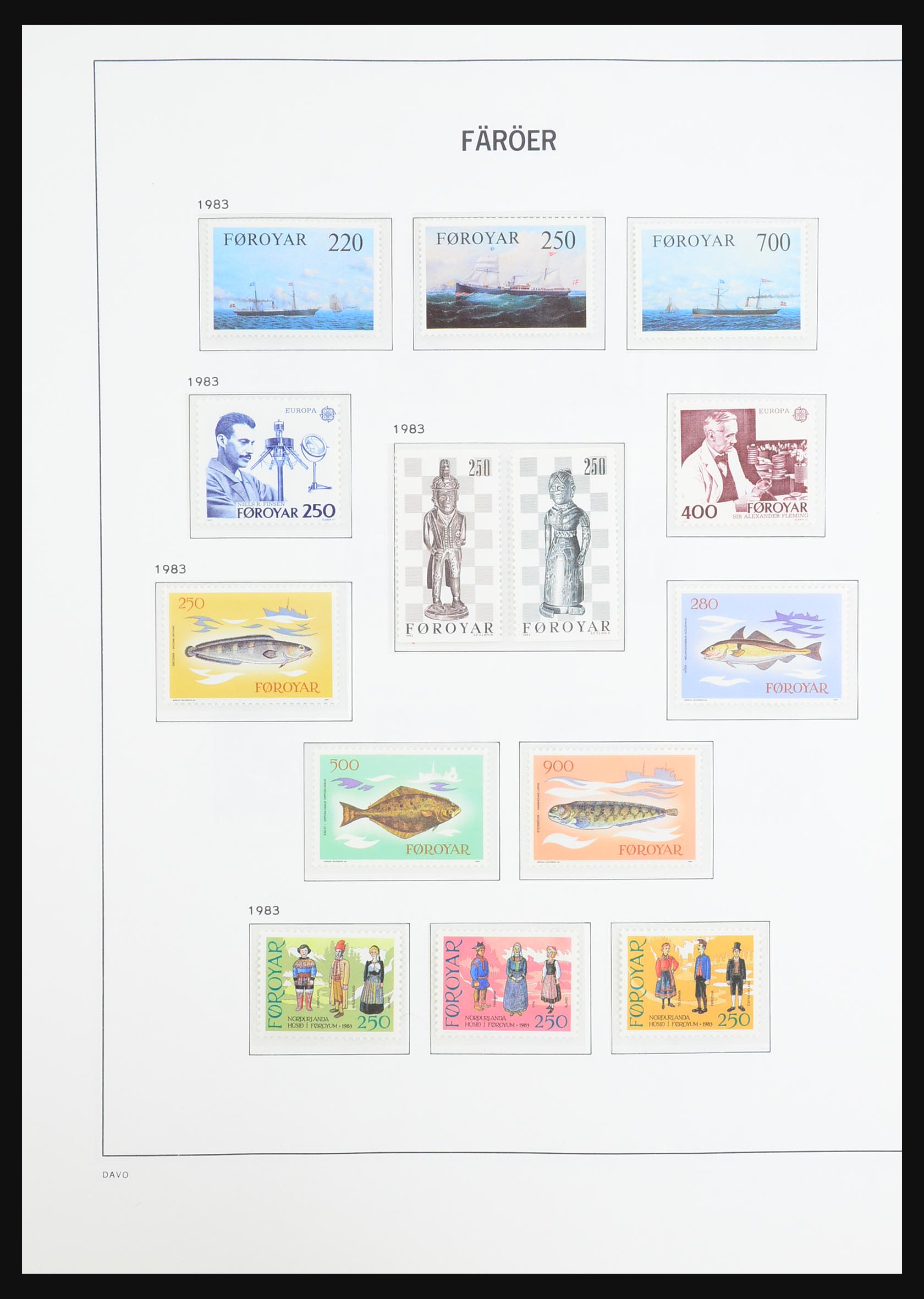 31426 009 - 31426 Faroe Islands 1919(!)-2000.
