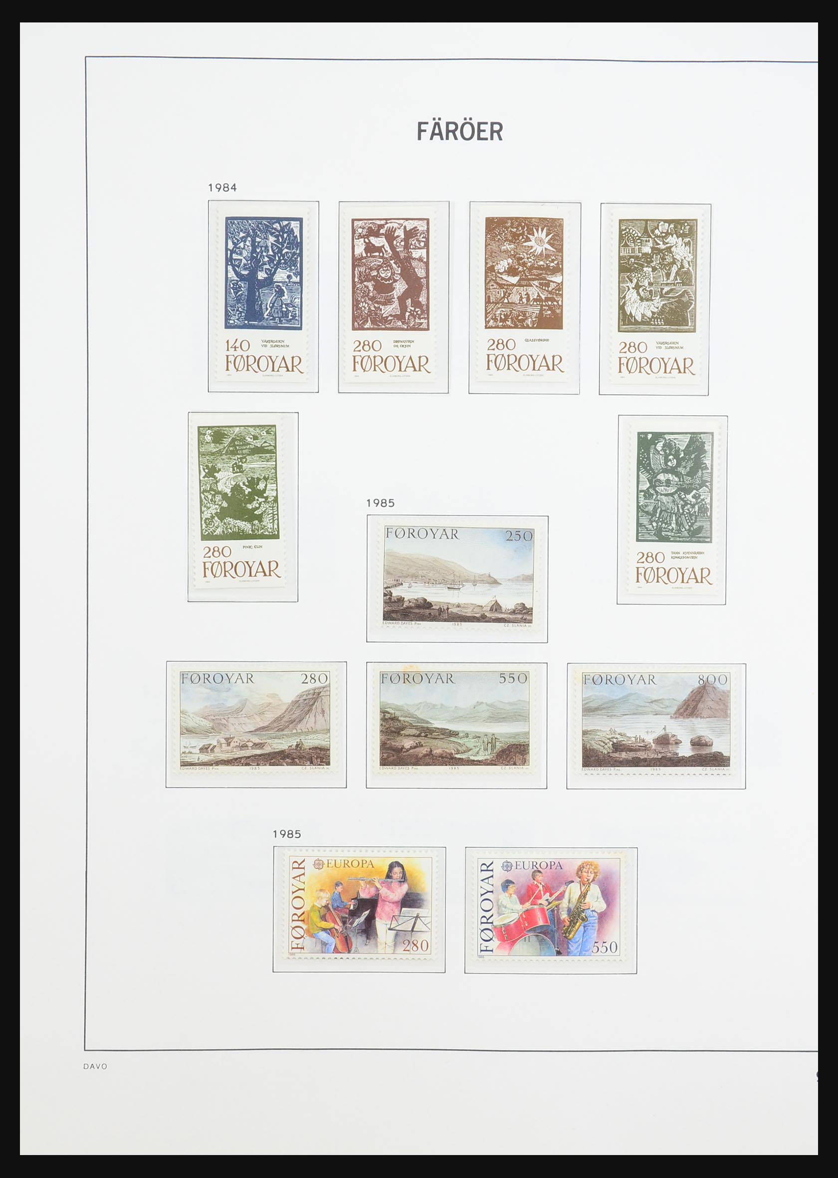 31426 011 - 31426 Faroe Islands 1919(!)-2000.