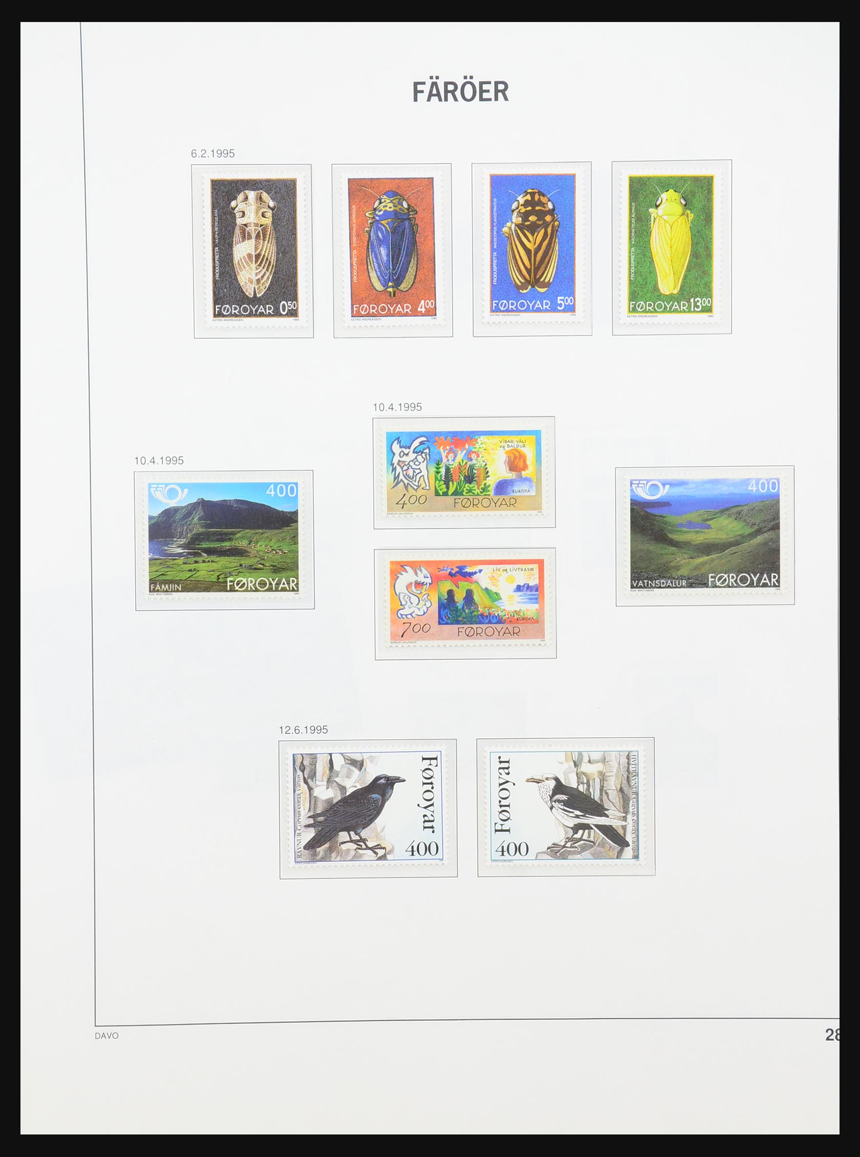 31426 032 - 31426 Faroe Islands 1919(!)-2000.