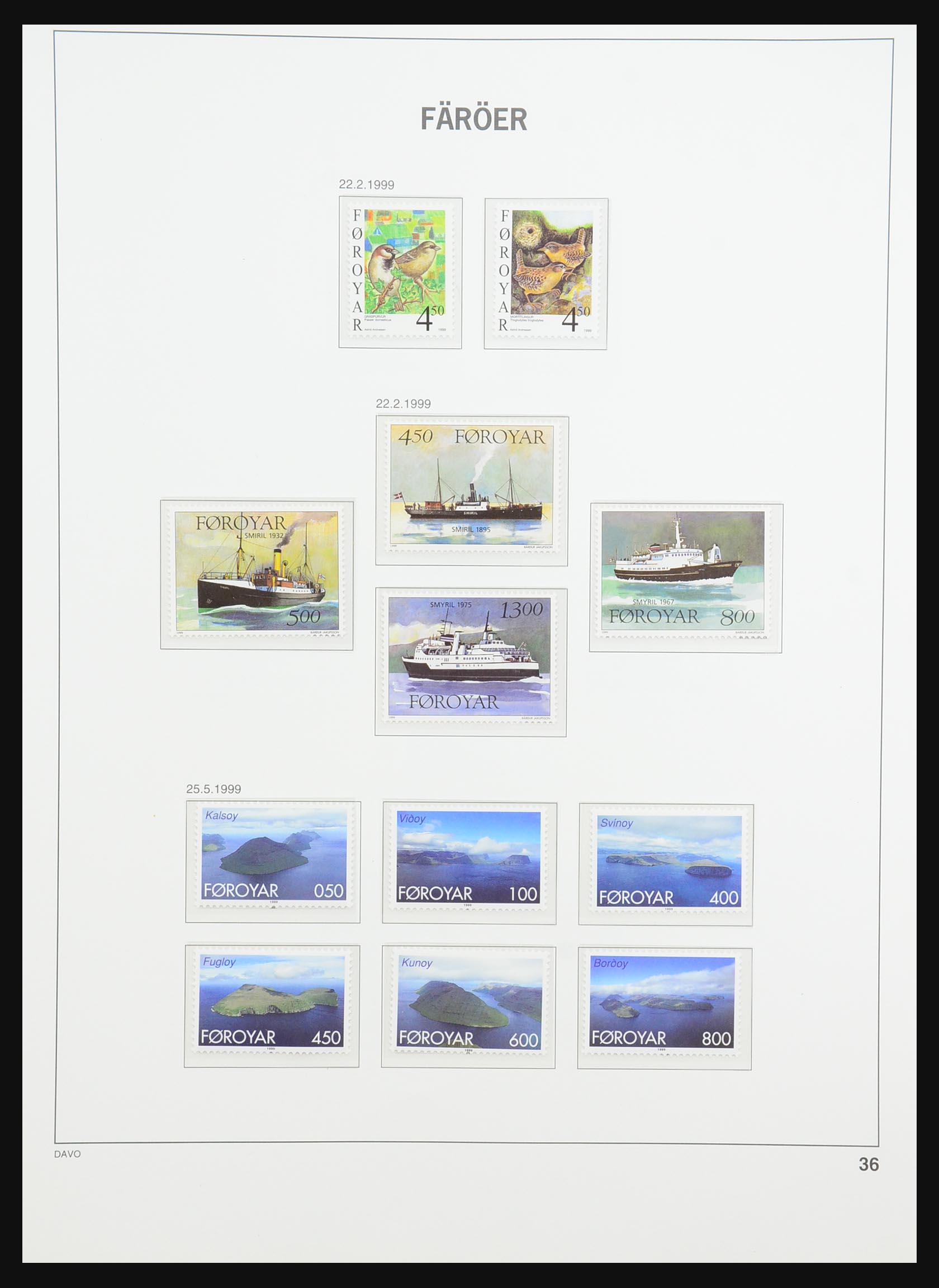 31426 044 - 31426 Faroe Islands 1919(!)-2000.