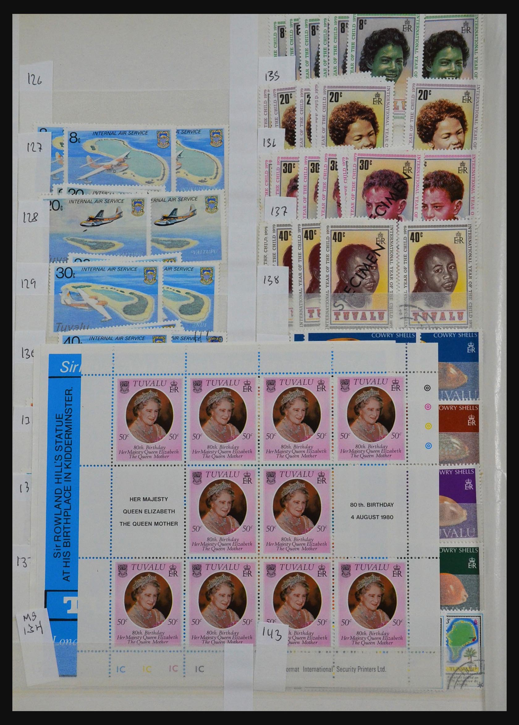31441 008 - 31441 Tuvalu 1976-2004.