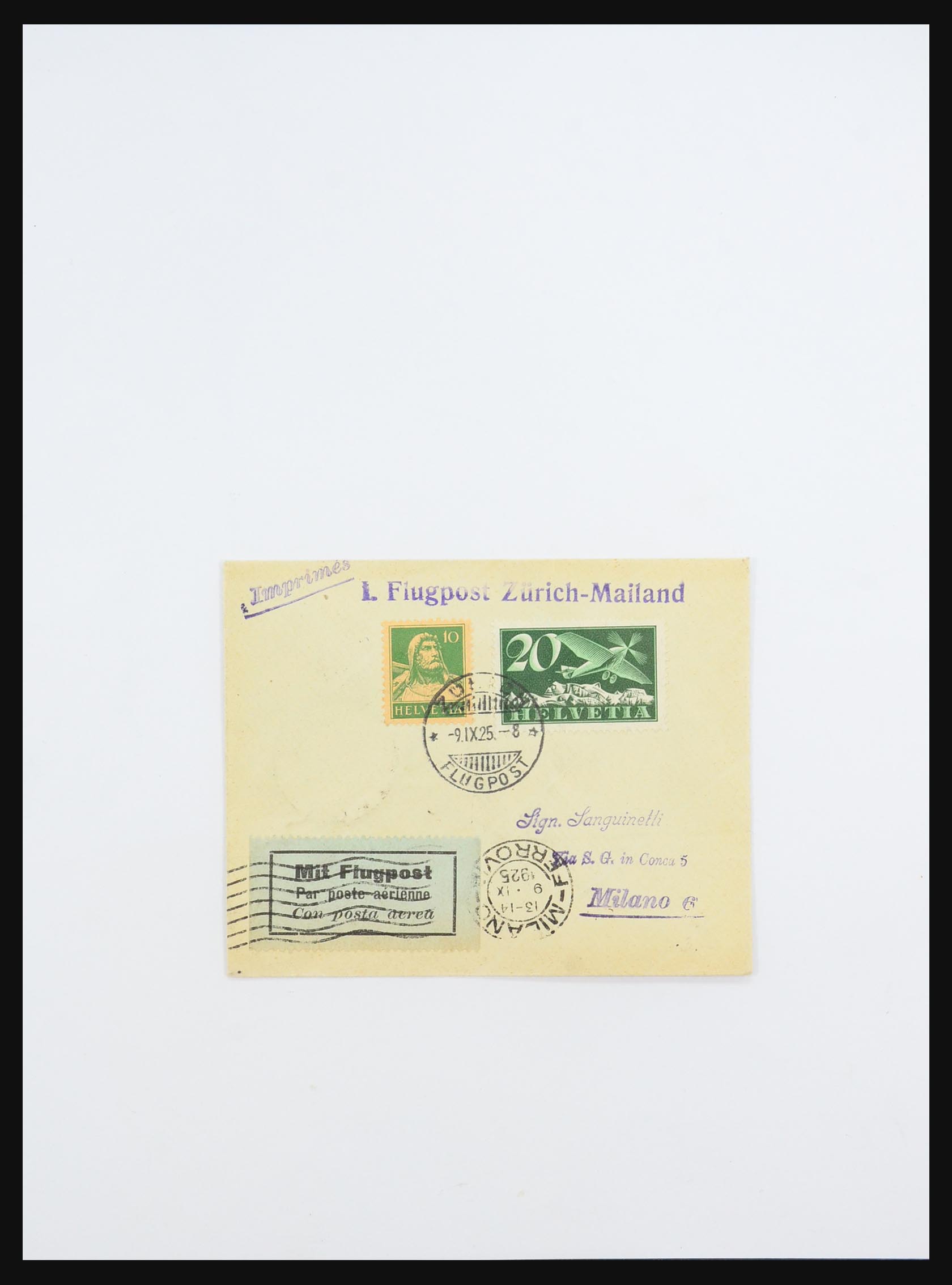 31444 025 - 31444 Switzerland airmail covers 1922-1946.