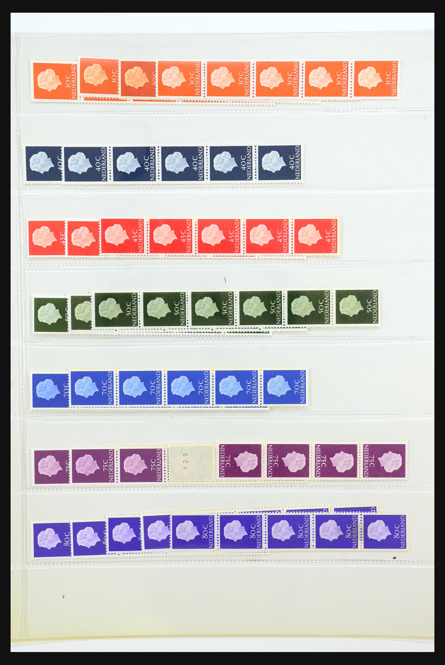 31463 005 - 31463 Nederland rolzegels 1953-1998.