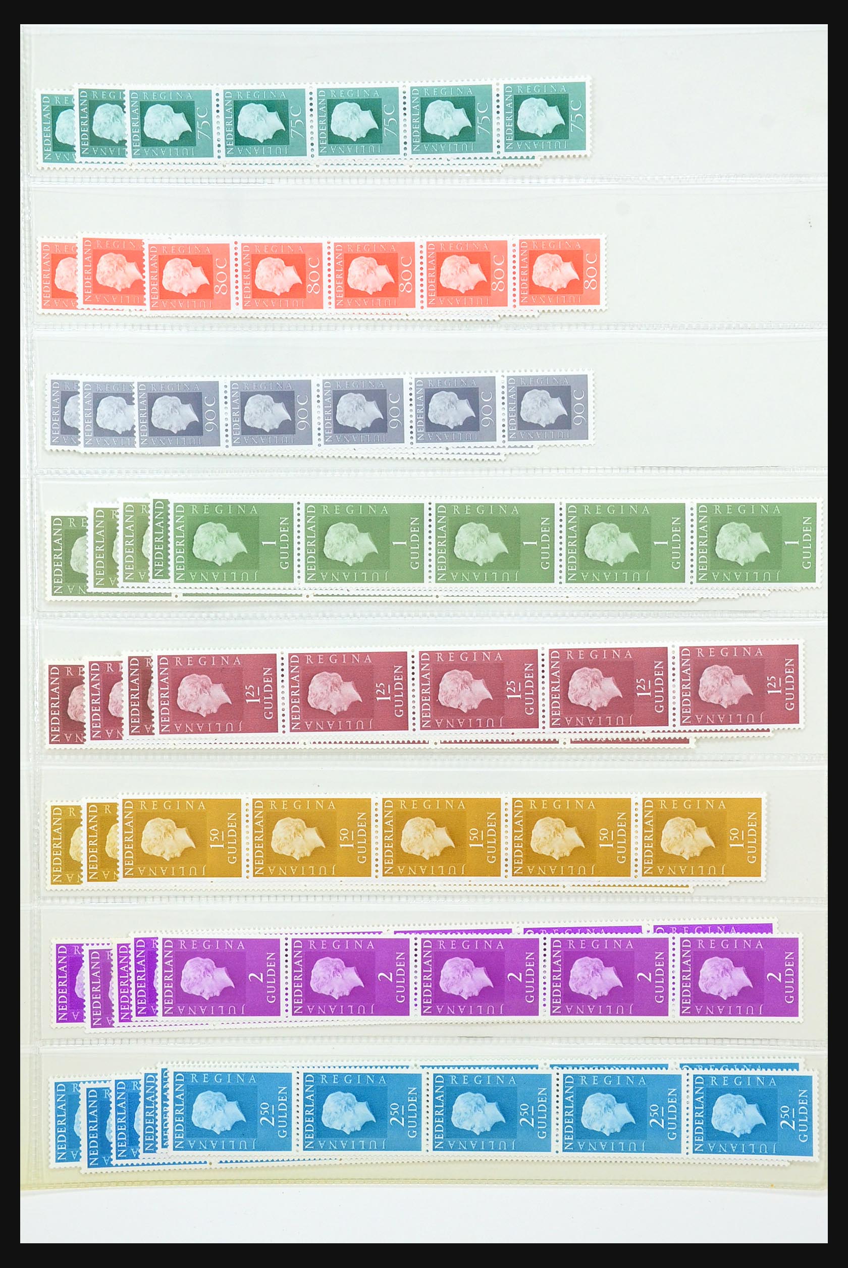 31463 013 - 31463 Nederland rolzegels 1953-1998.