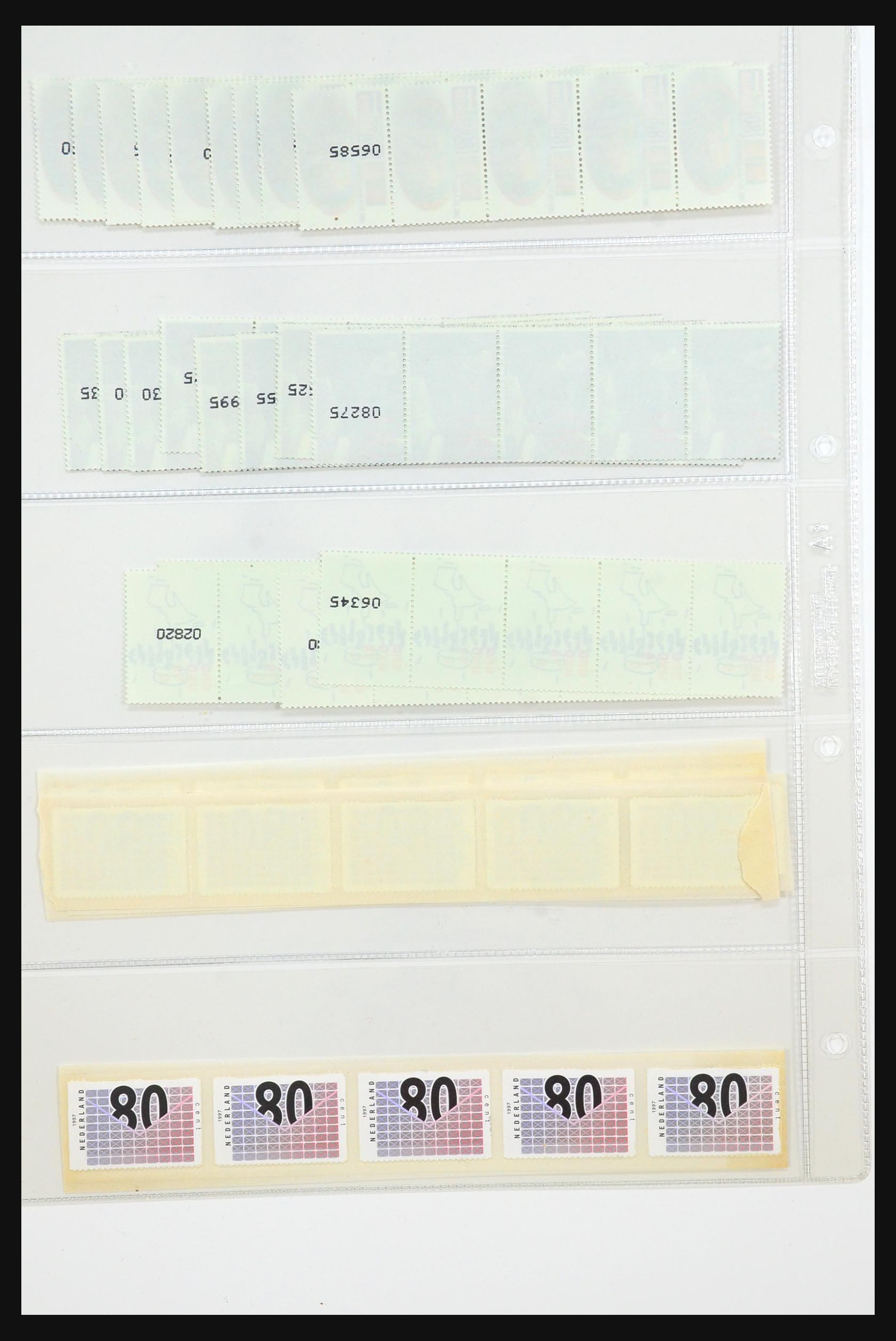 31463 044 - 31463 Nederland rolzegels 1953-1998.