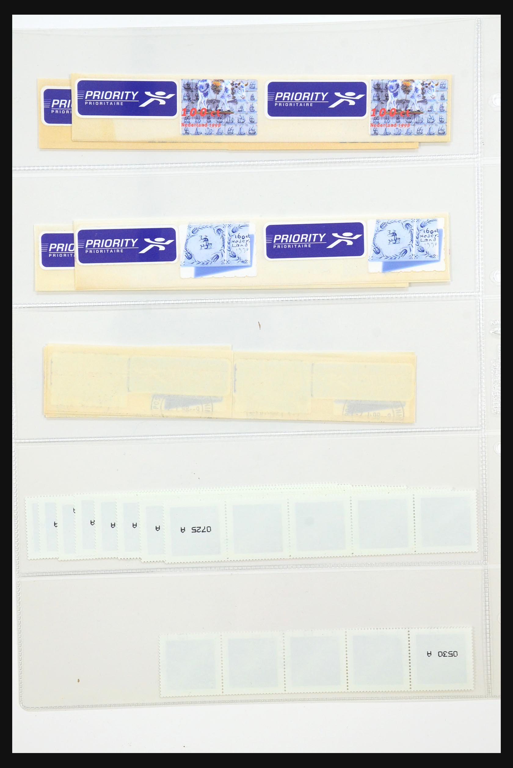 31463 048 - 31463 Netherlands coilstamps 1953-1998.