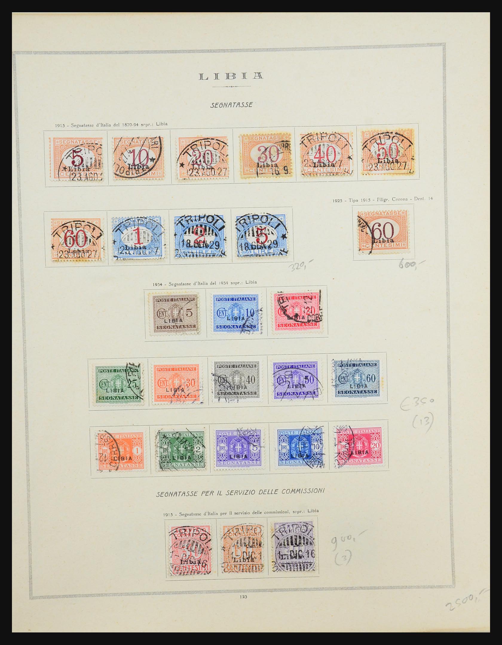 31490 012 - 31490 Italian Lybia and Tripoli 1912-1955.