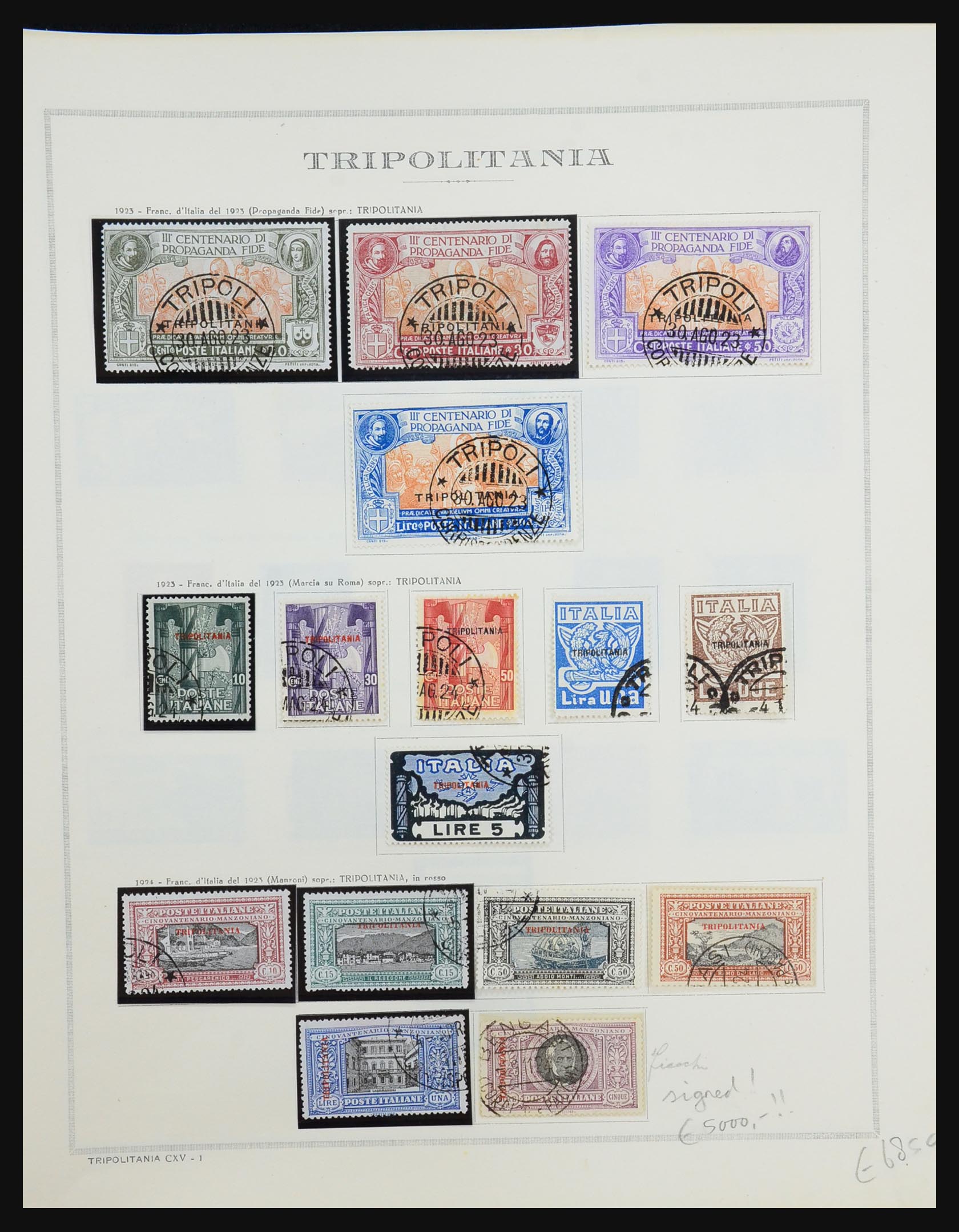 31490 020 - 31490 Italiaans Libië en Tripoli 1912-1955.