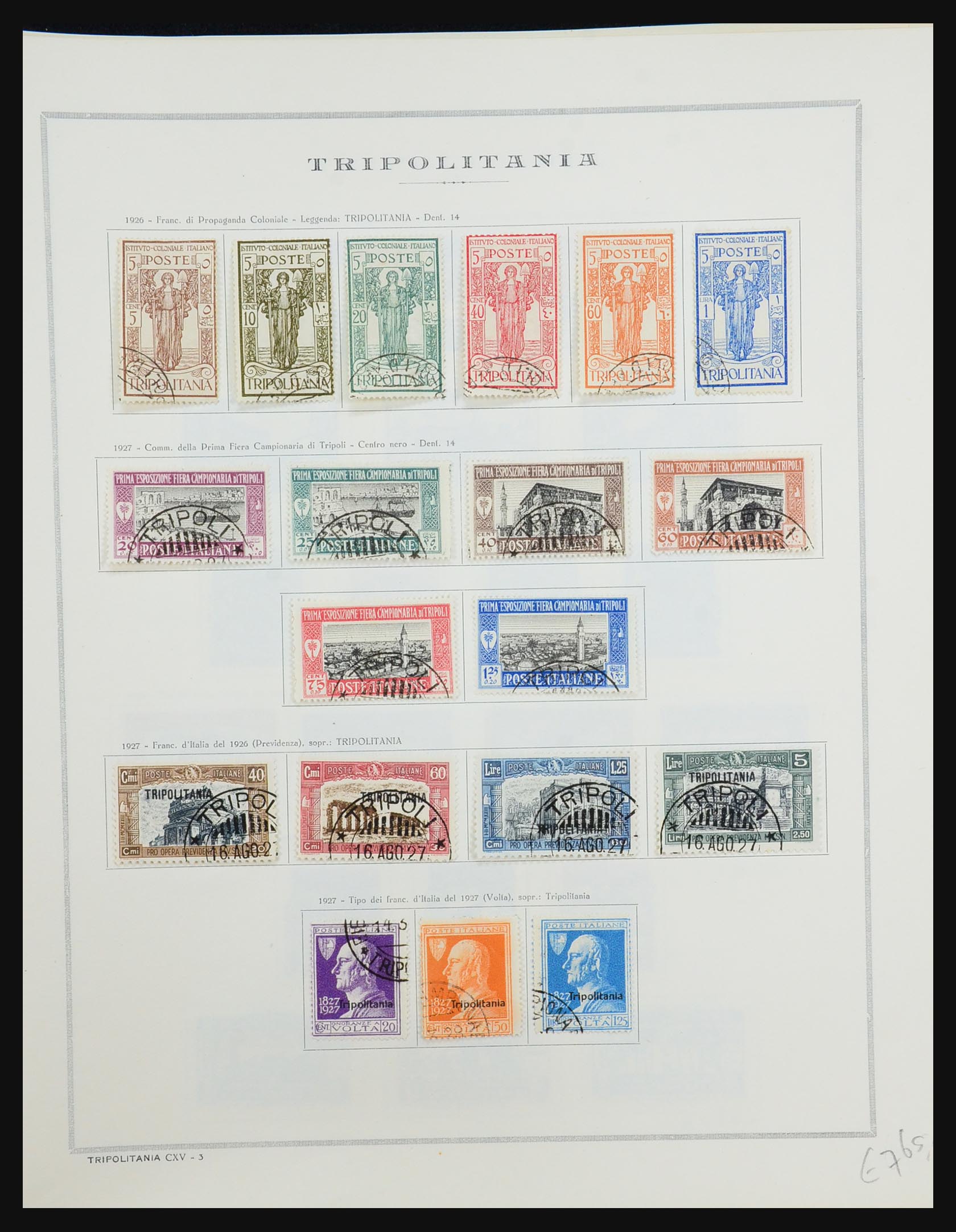 31490 022 - 31490 Italiaans Libië en Tripoli 1912-1955.