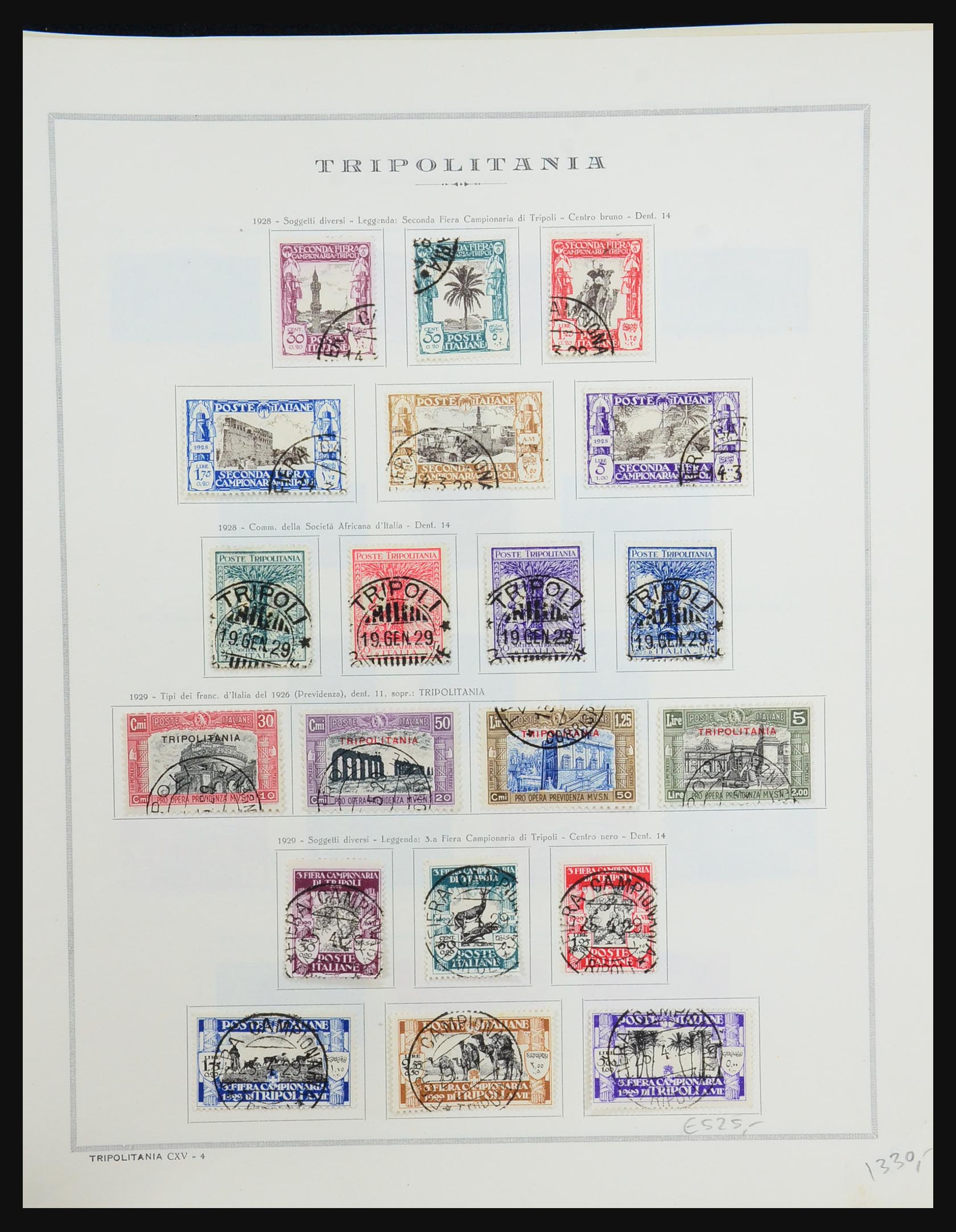 31490 023 - 31490 Italian Lybia and Tripoli 1912-1955.