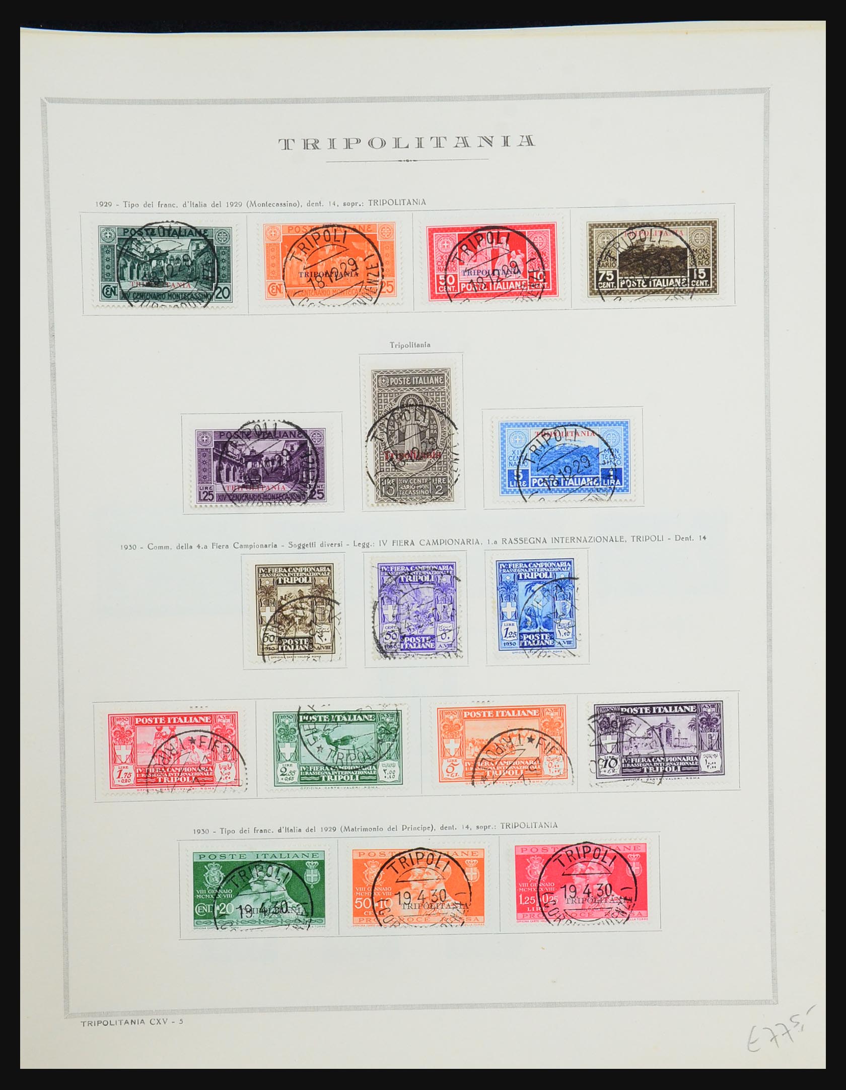 31490 024 - 31490 Italian Lybia and Tripoli 1912-1955.