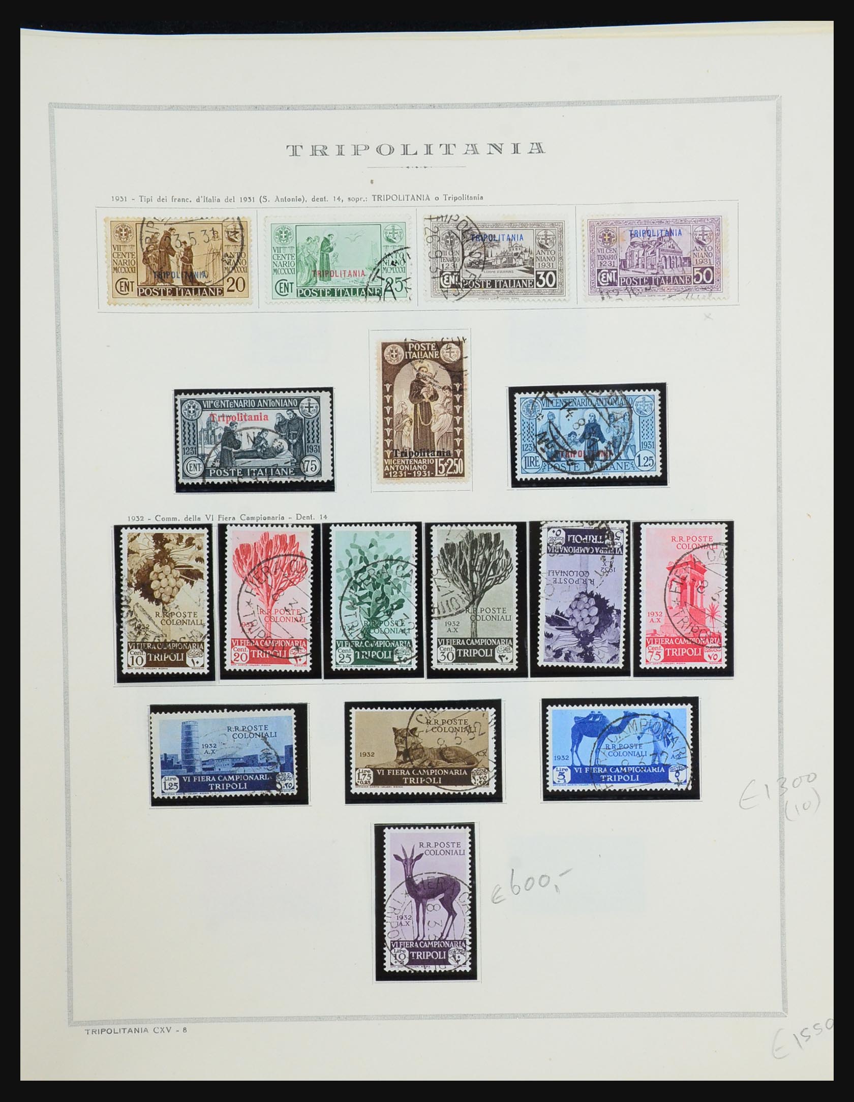 31490 027 - 31490 Italian Lybia and Tripoli 1912-1955.