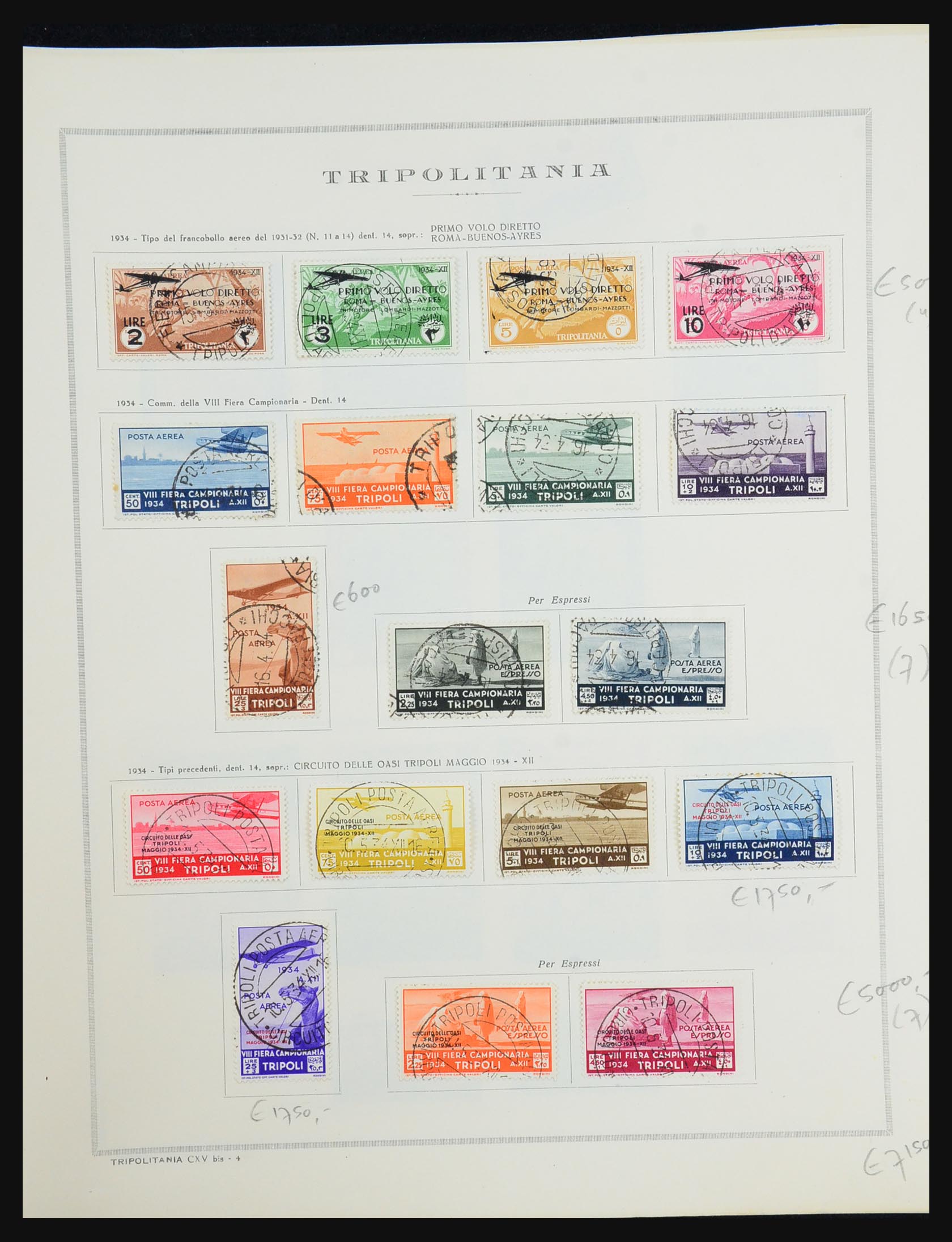 31490 034 - 31490 Italian Lybia and Tripoli 1912-1955.