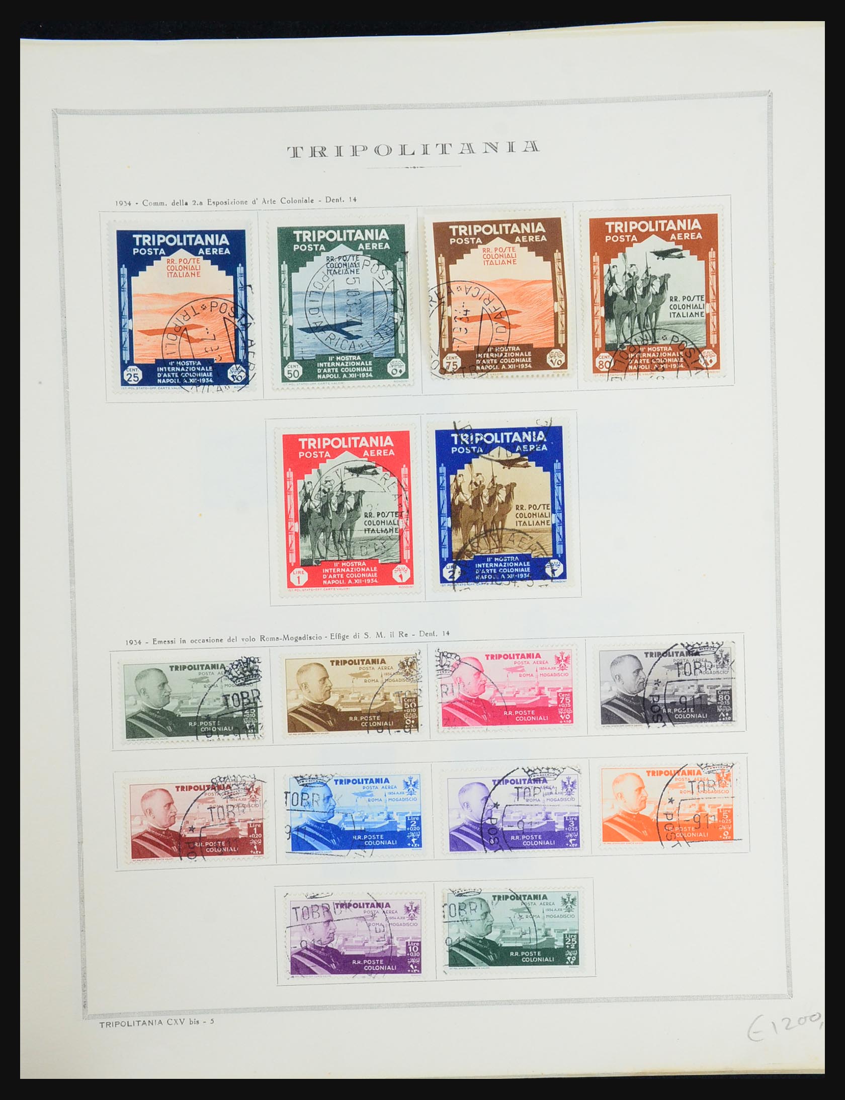 31490 035 - 31490 Italian Lybia and Tripoli 1912-1955.