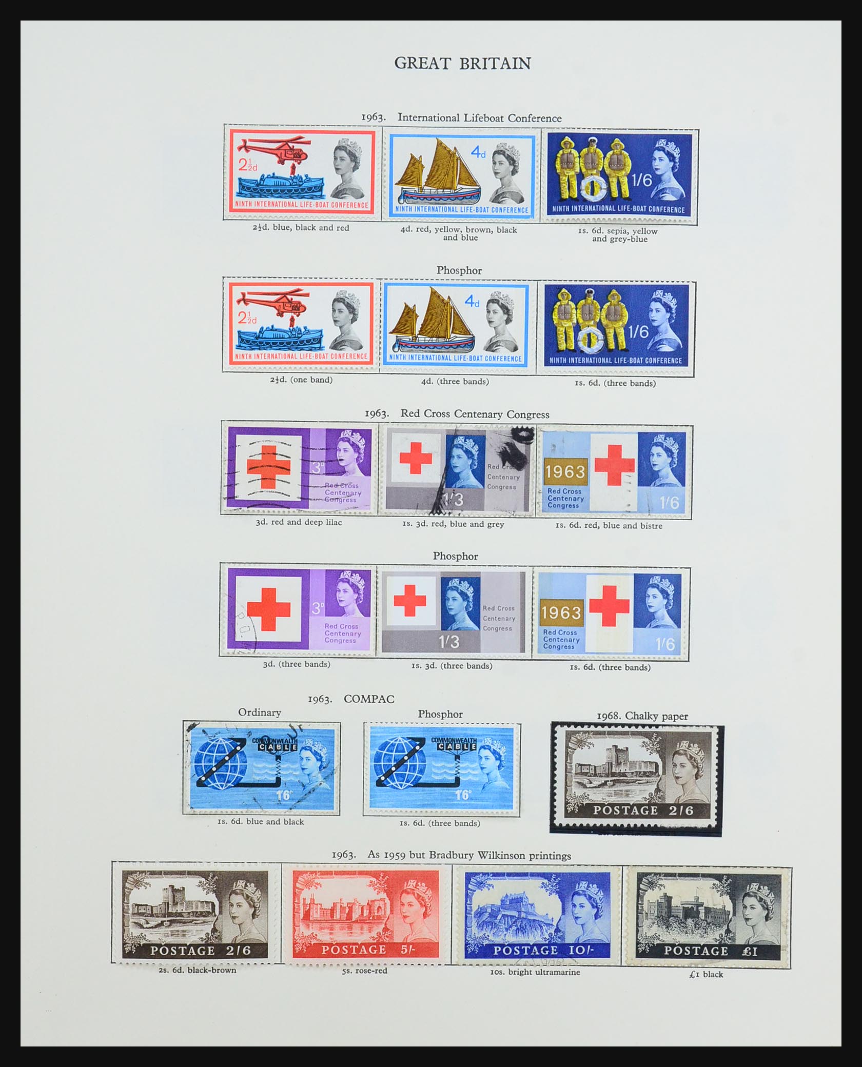 31503 007 - 31503 Great Britain and Commonwealth 1953-1971.