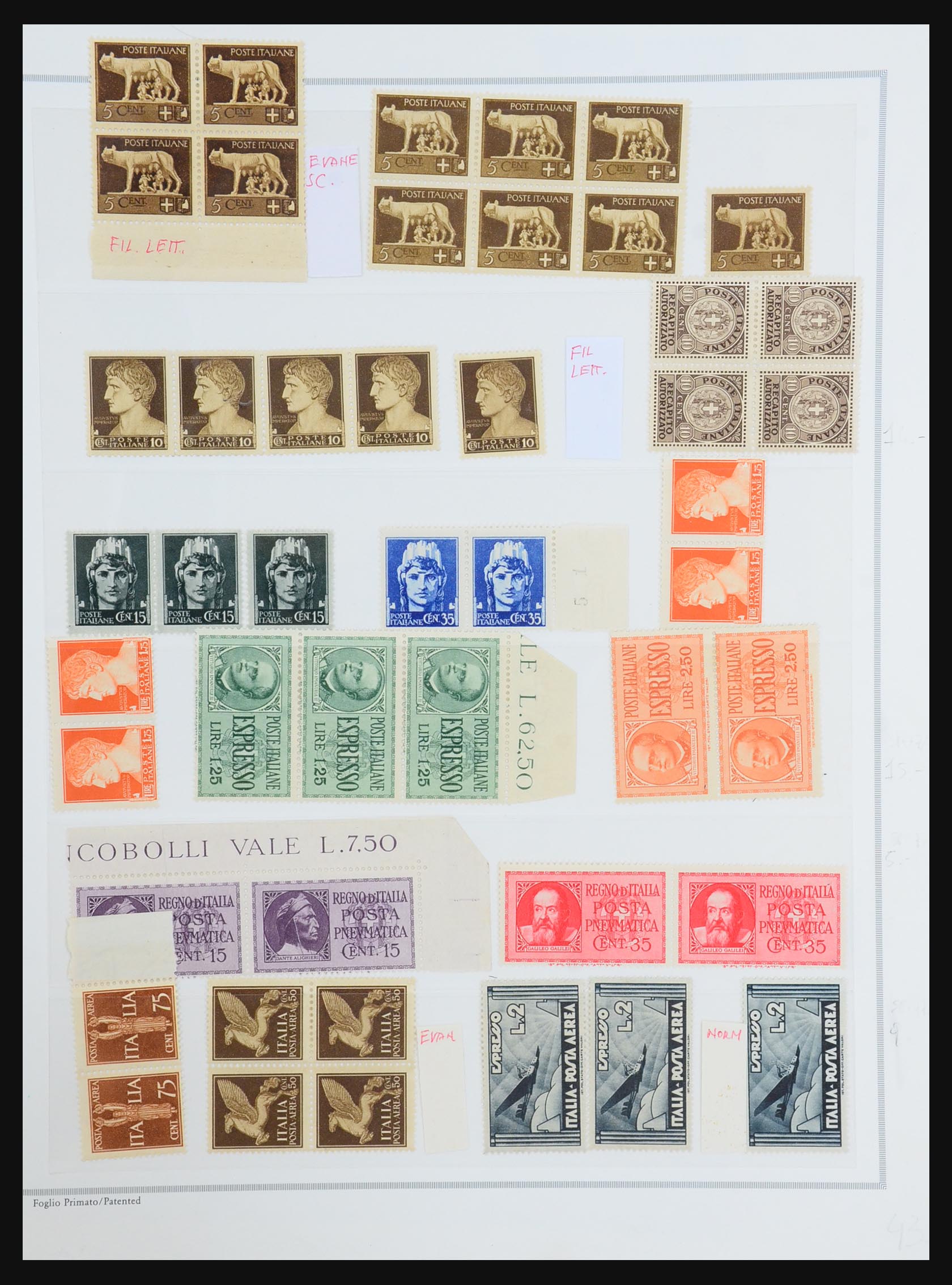 31512 003 - 31512 Italië specialiteiten 1900-1955.