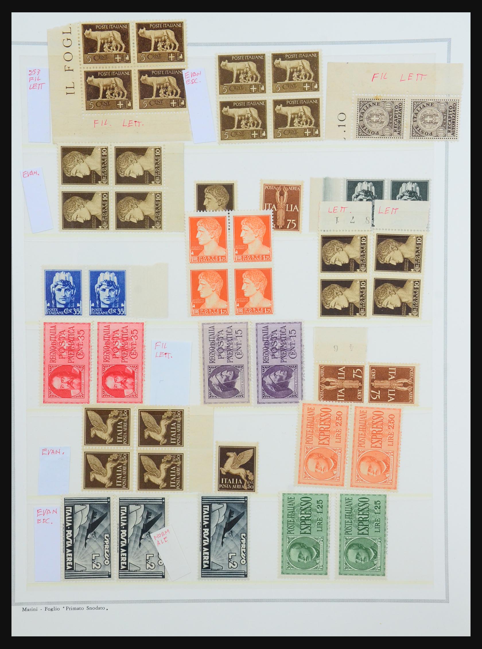 31512 009 - 31512 Italië specialiteiten 1900-1955.