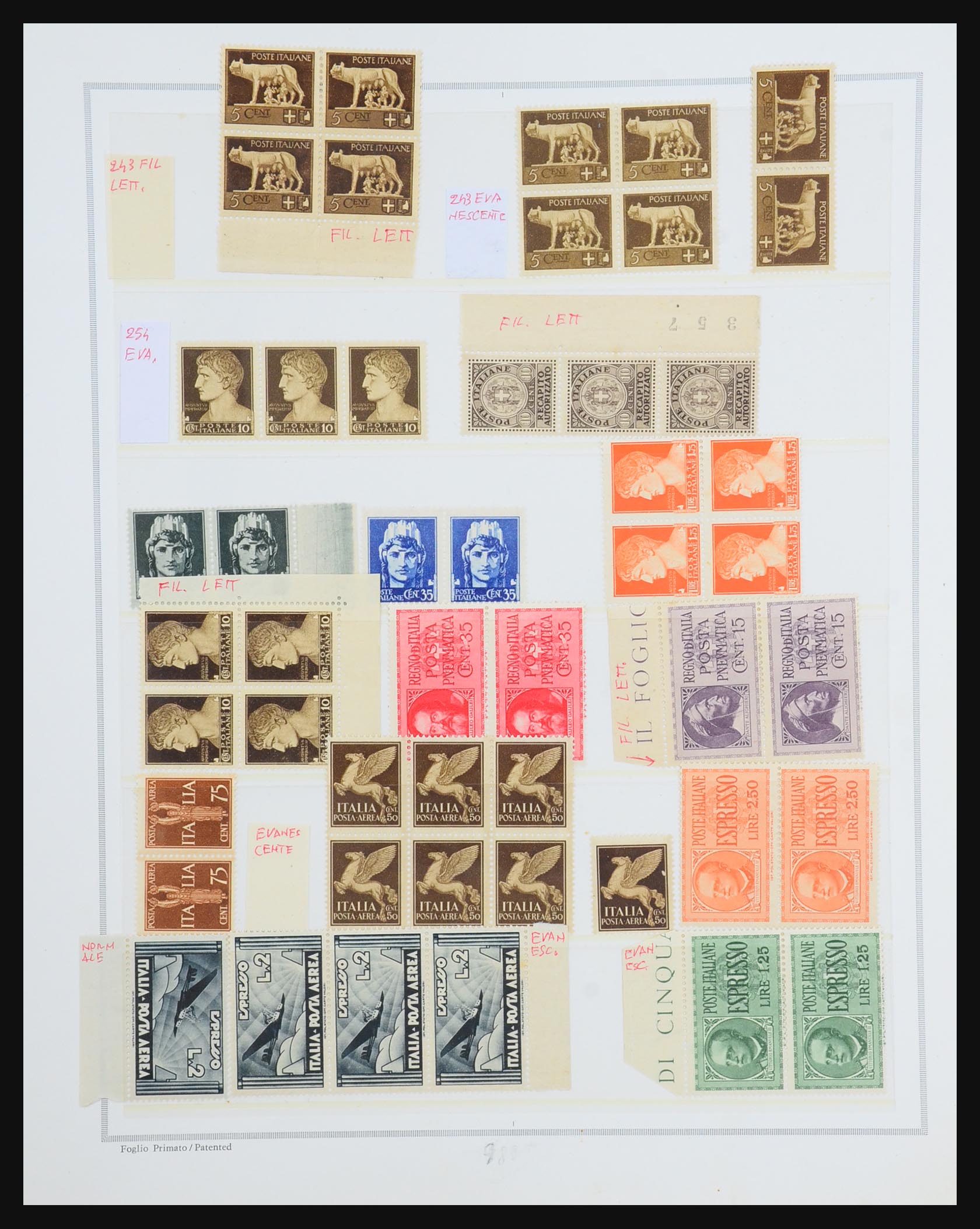 31512 054 - 31512 Italië specialiteiten 1900-1955.