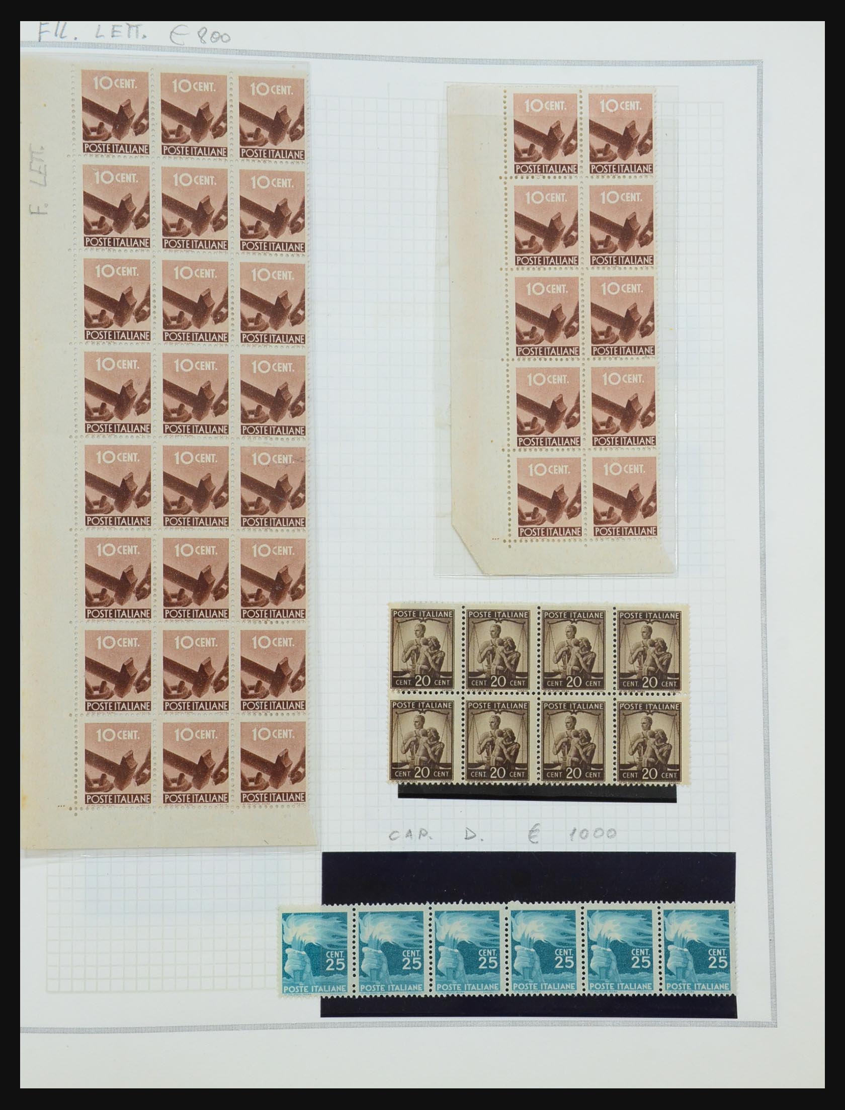 31512 091 - 31512 Italië specialiteiten 1900-1955.