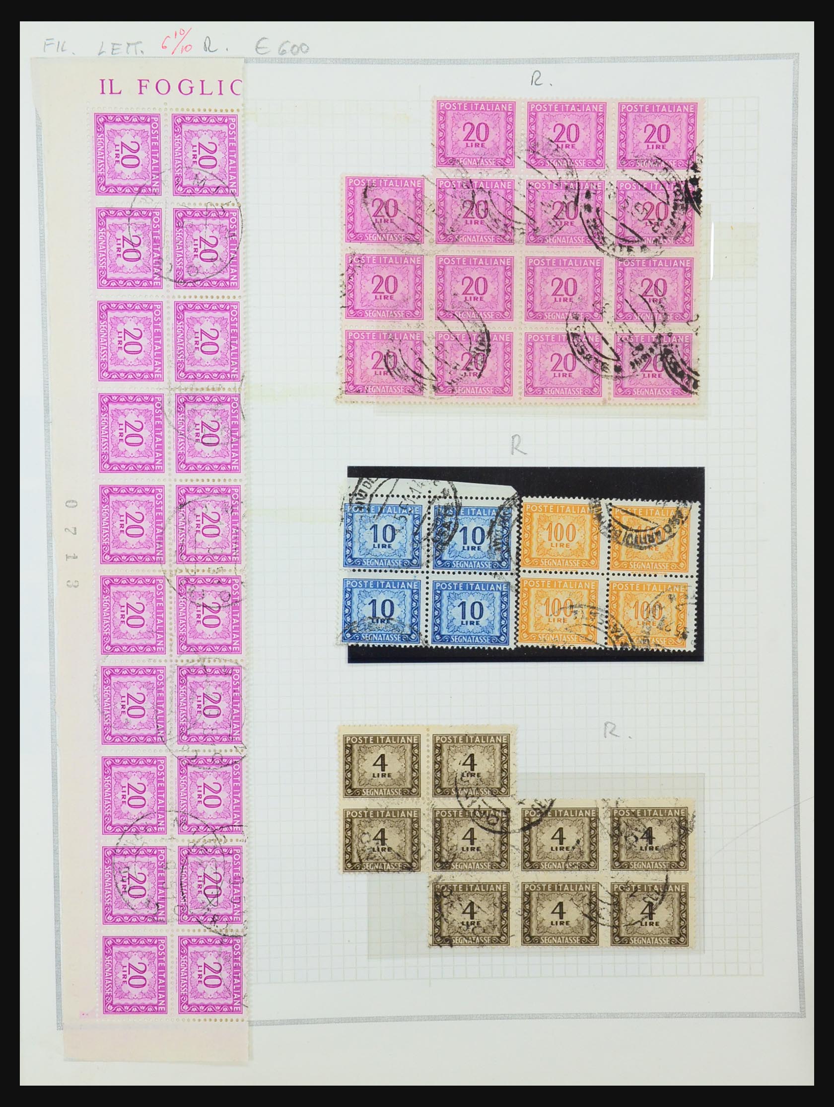 31512 101 - 31512 Italië specialiteiten 1900-1955.